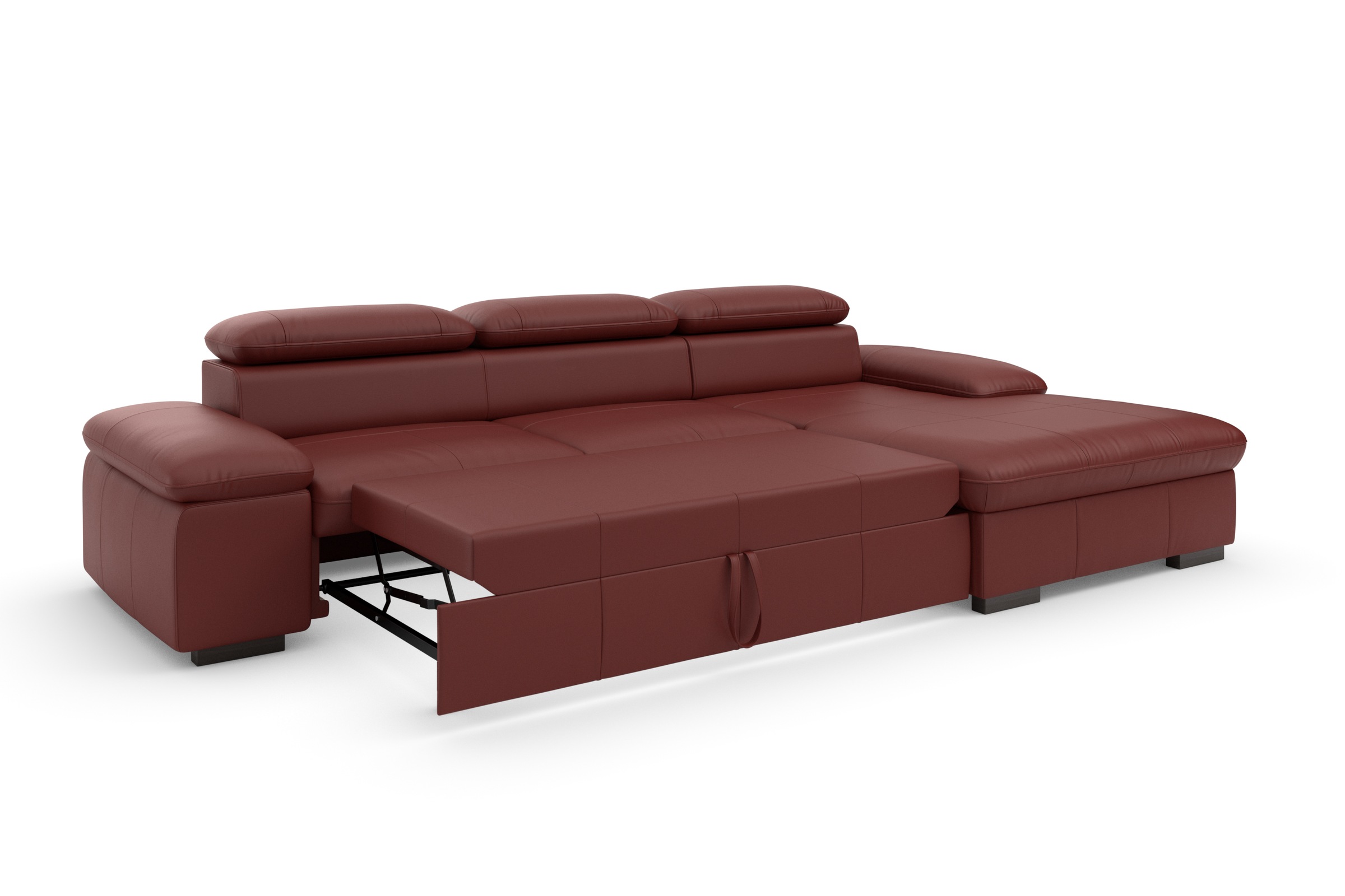 Home affaire Ecksofa »Alberto L-Form«, mit Kopfteilverstellung, wahlweise mit Bettfunktion