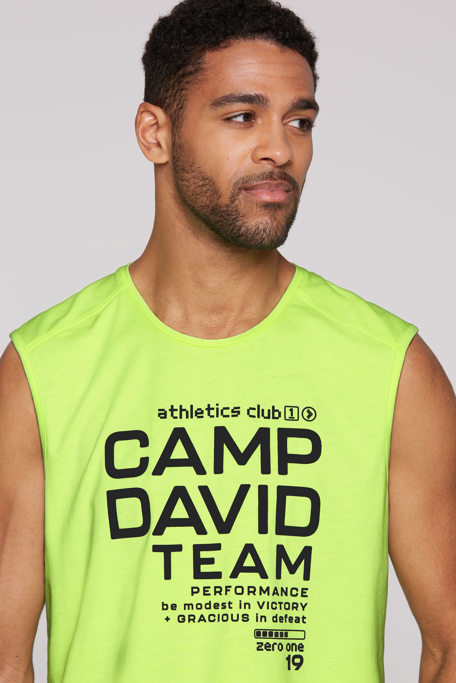 CAMP DAVID Rundhalsshirt, mit Baumwolle