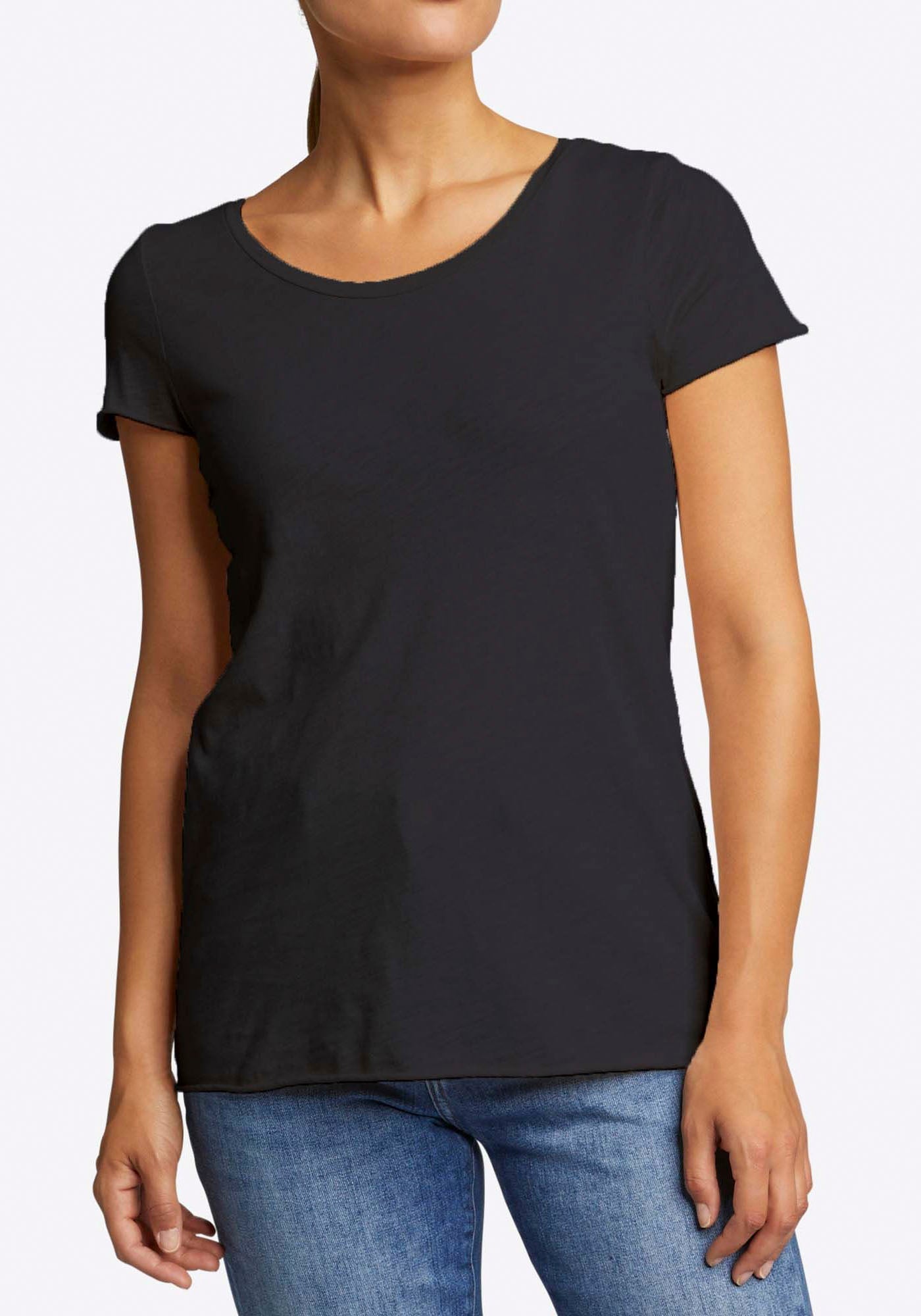 RICHROYAL T-Shirt in femininer Basic-Form günstig online kaufen