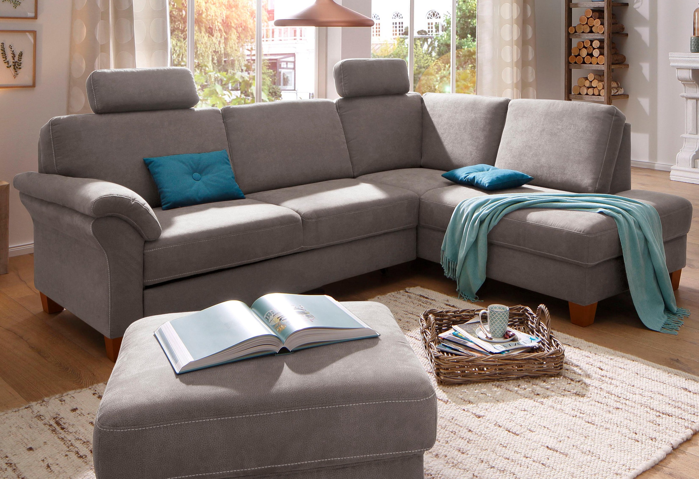 Home affaire Ecksofa "Borkum L-Form, B: 249 cm - OTTO. Verlässliche Qualitä günstig online kaufen