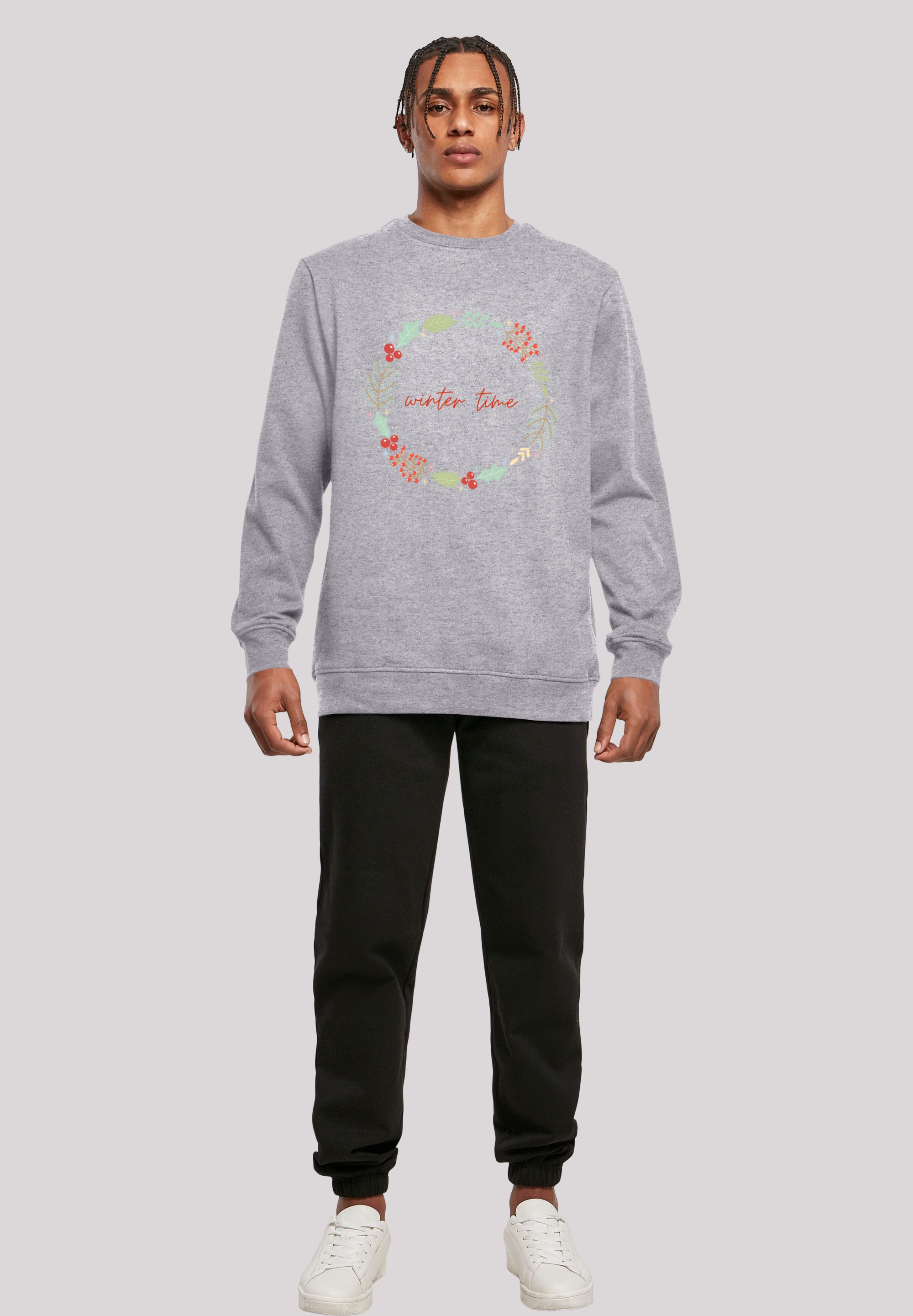 F4NT4STIC Kapuzenpullover »Winter Time«, Print