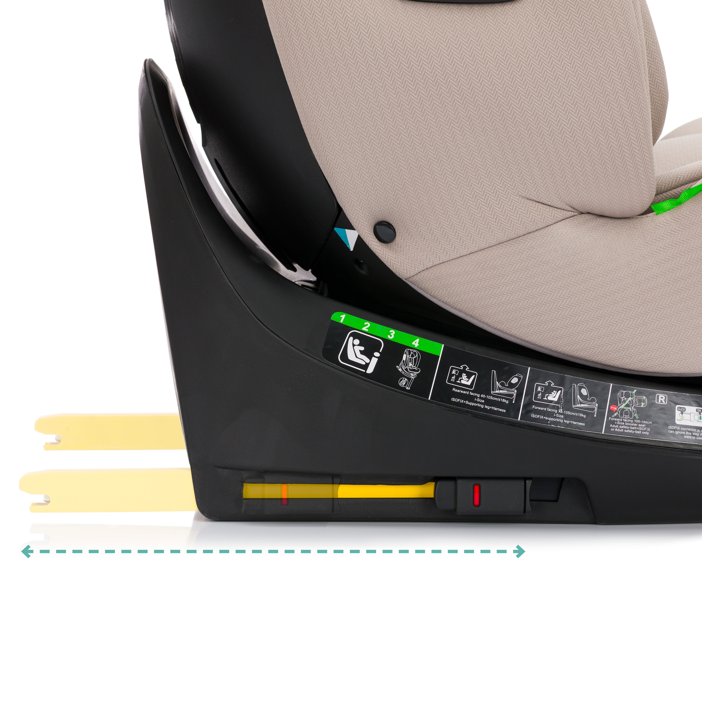 Fillikid Autokindersitz »Aris« 360° drehbar, inkl. Isofix