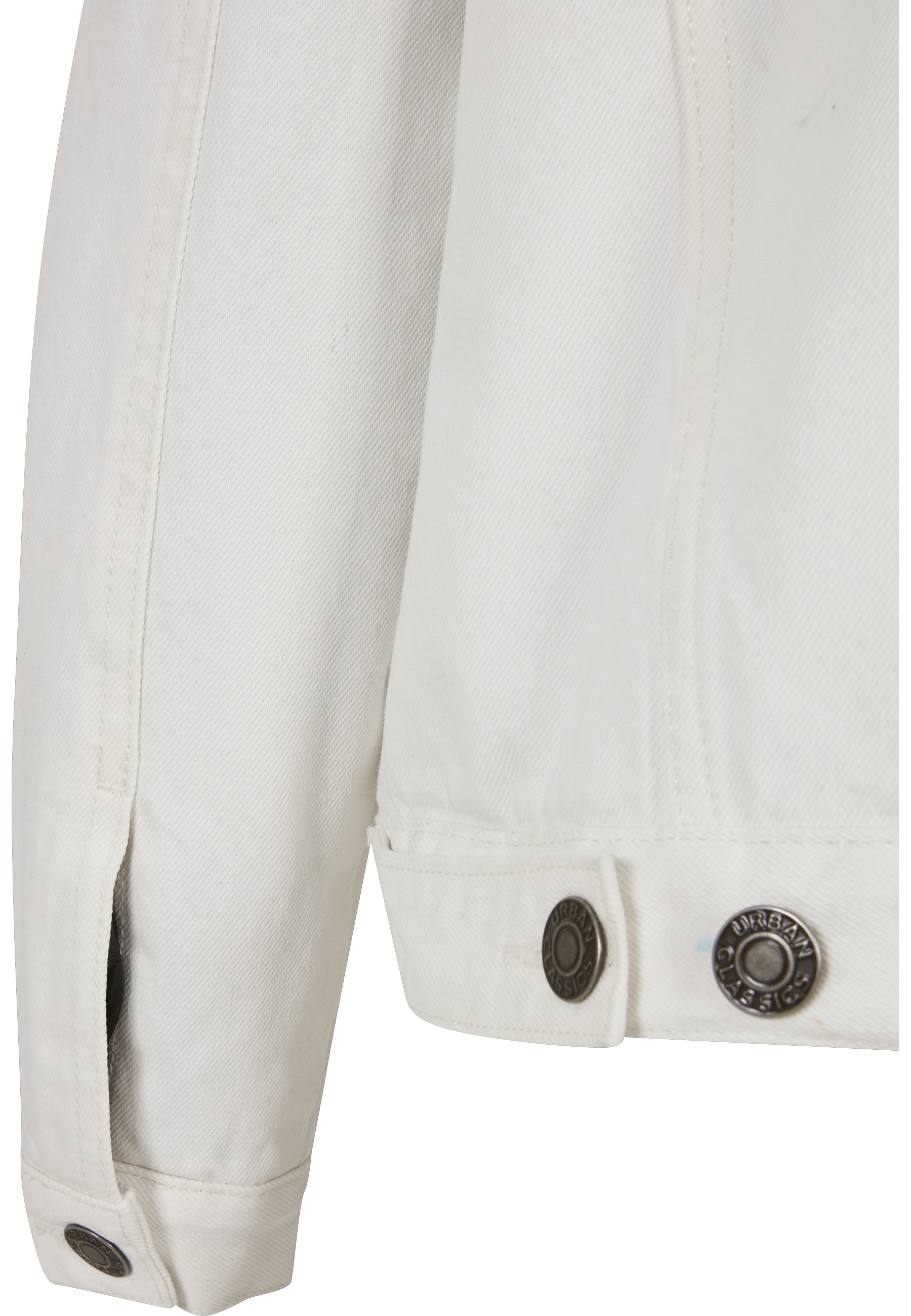 URBAN CLASSICS Jeansjacke »Urban Classics Damen Ladies Oversized Sherpa Denim Jacket« 1 Stk. tlg. ohne Kapuze