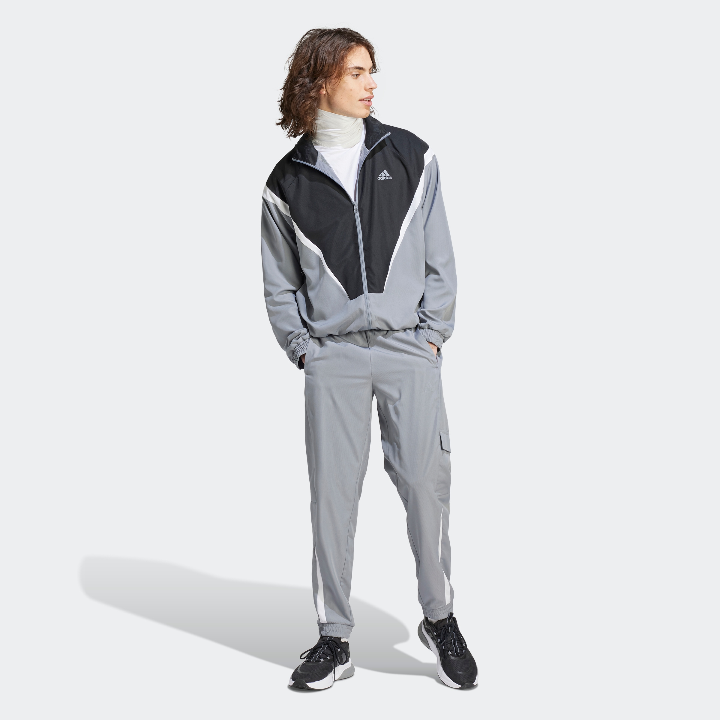 adidas Sportswear Trainingsanzug »SPORTSWEAR WOVEN BAUR NON-HOODED«, | (2 tlg.)