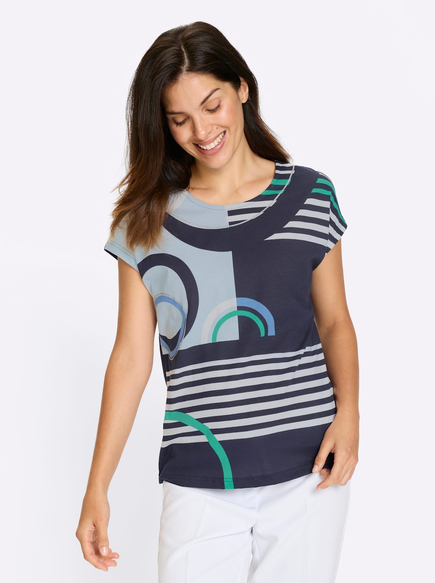 Classic Basics Kurzarmshirt "Rundhals-Shirt", 1 tlg. günstig online kaufen