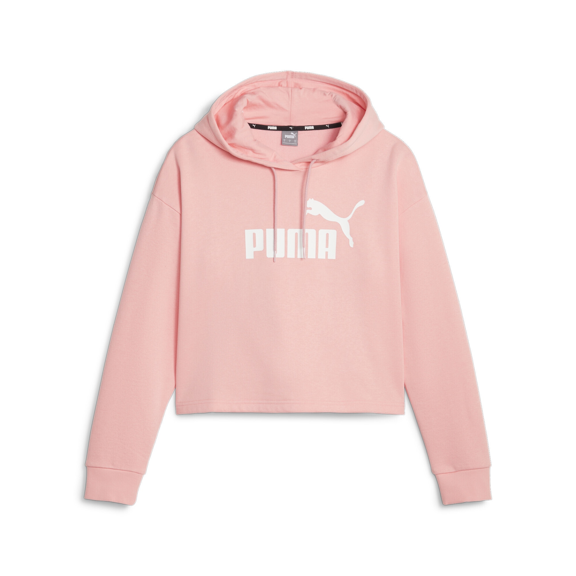 PUMA Sweatshirt Logo Cropped »Essentials+ für kaufen Damen« Hoodie BAUR 