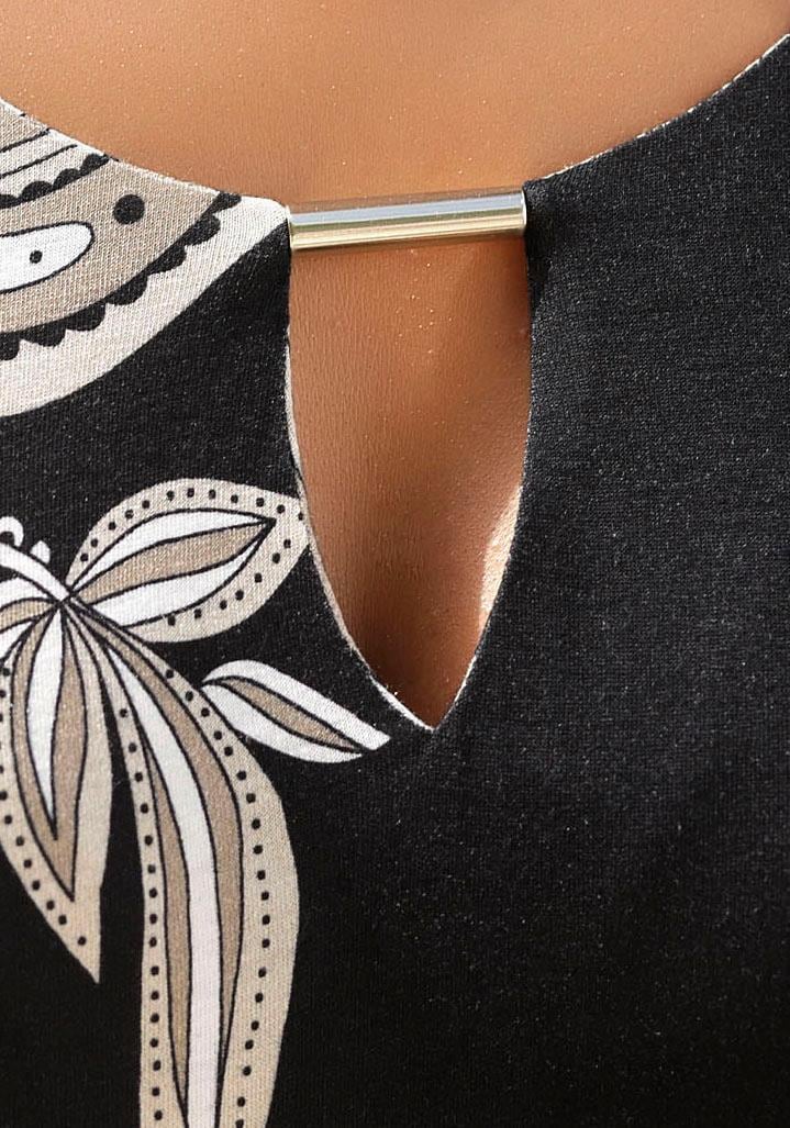 LASCANA Jerseykleid, mit Zierdetail am Ausschnitt kaufen | BAUR