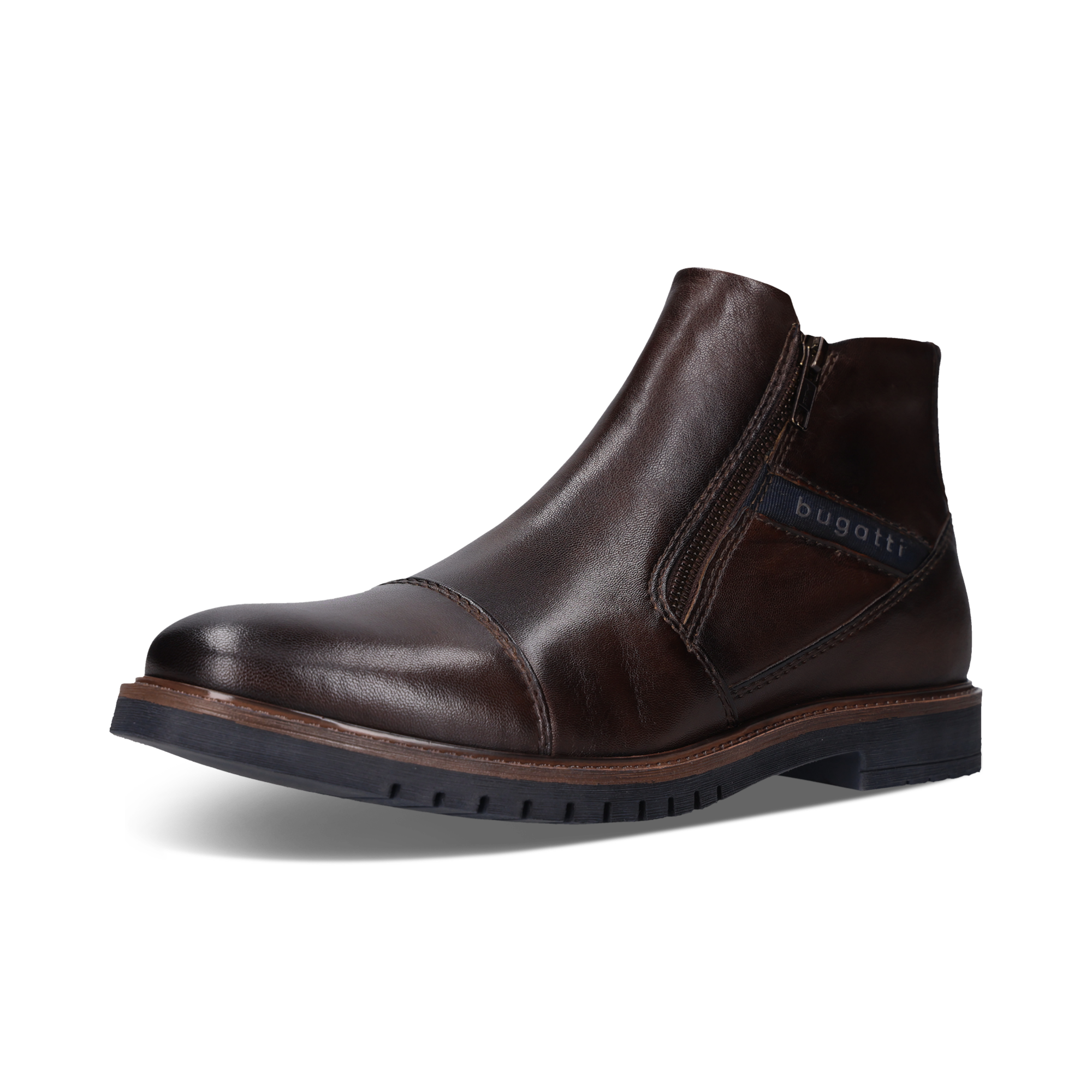 bugatti Stiefelette  Boots mit beidseitigen Reißverschlüssen