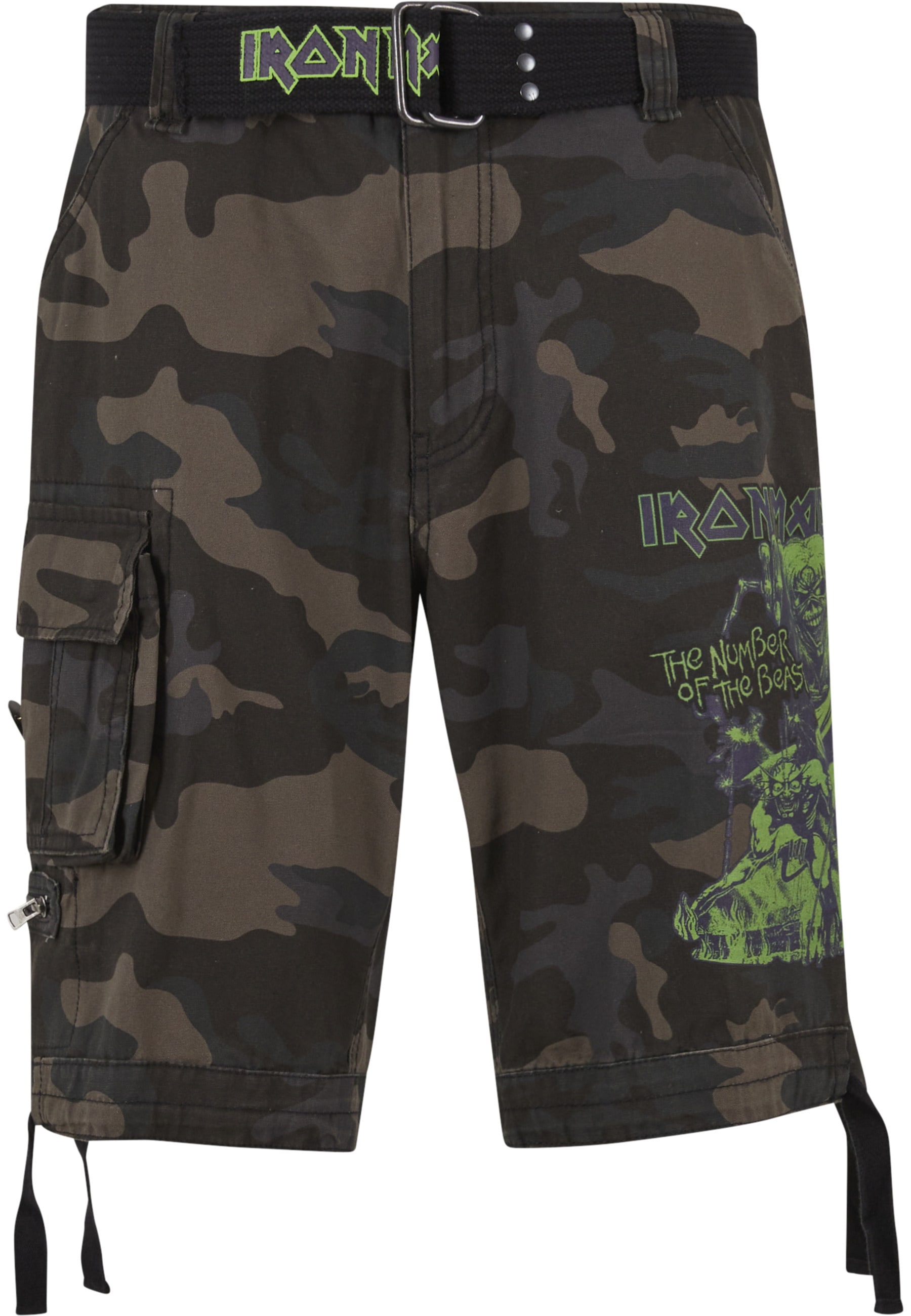 Brandit Cargoshorts "Brandit Iron Maiden Savage Shorts The Number of The Be günstig online kaufen