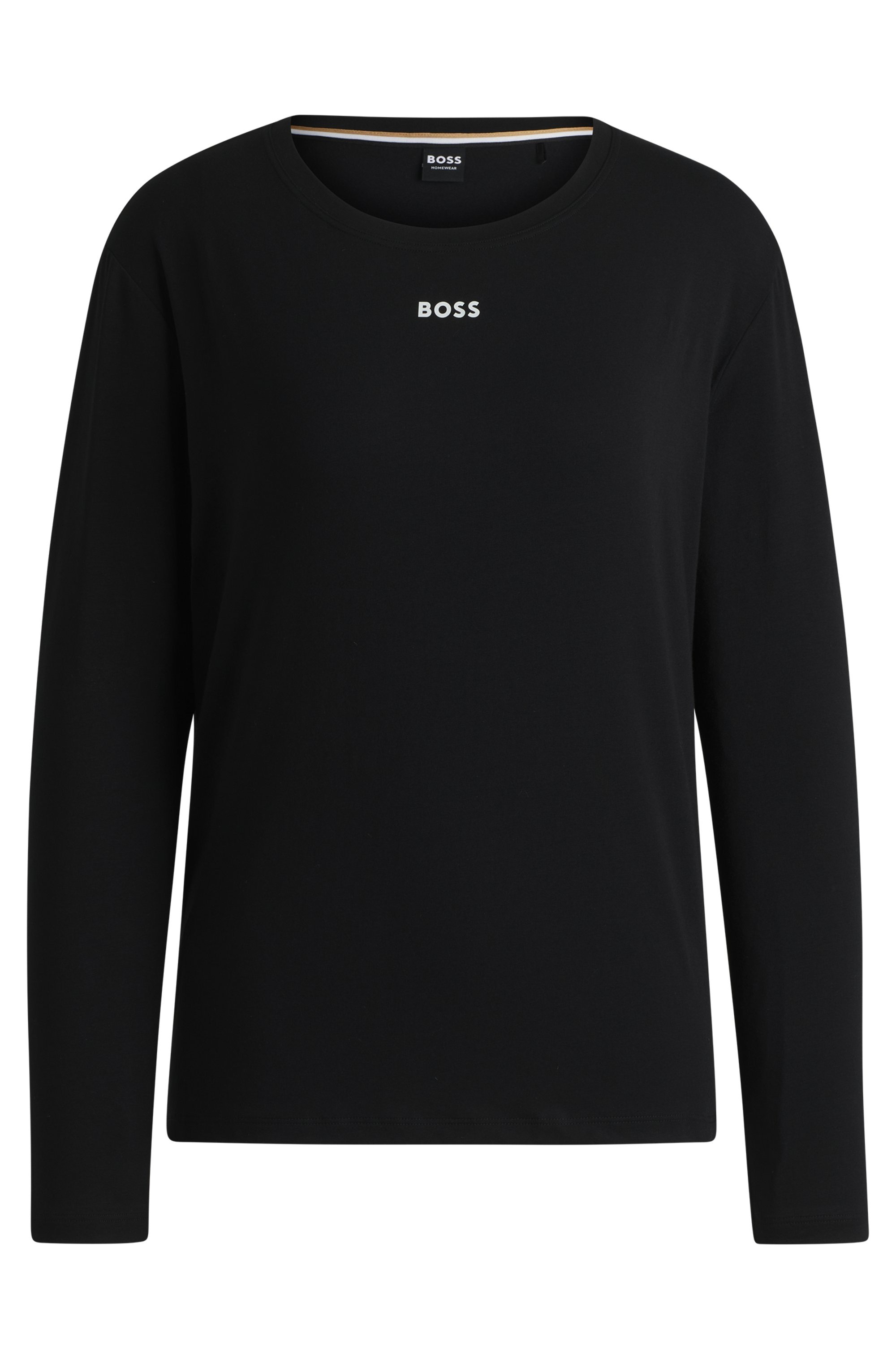Thumbnail - BOSS Langarmshirt mit Rundhalsausschnitt