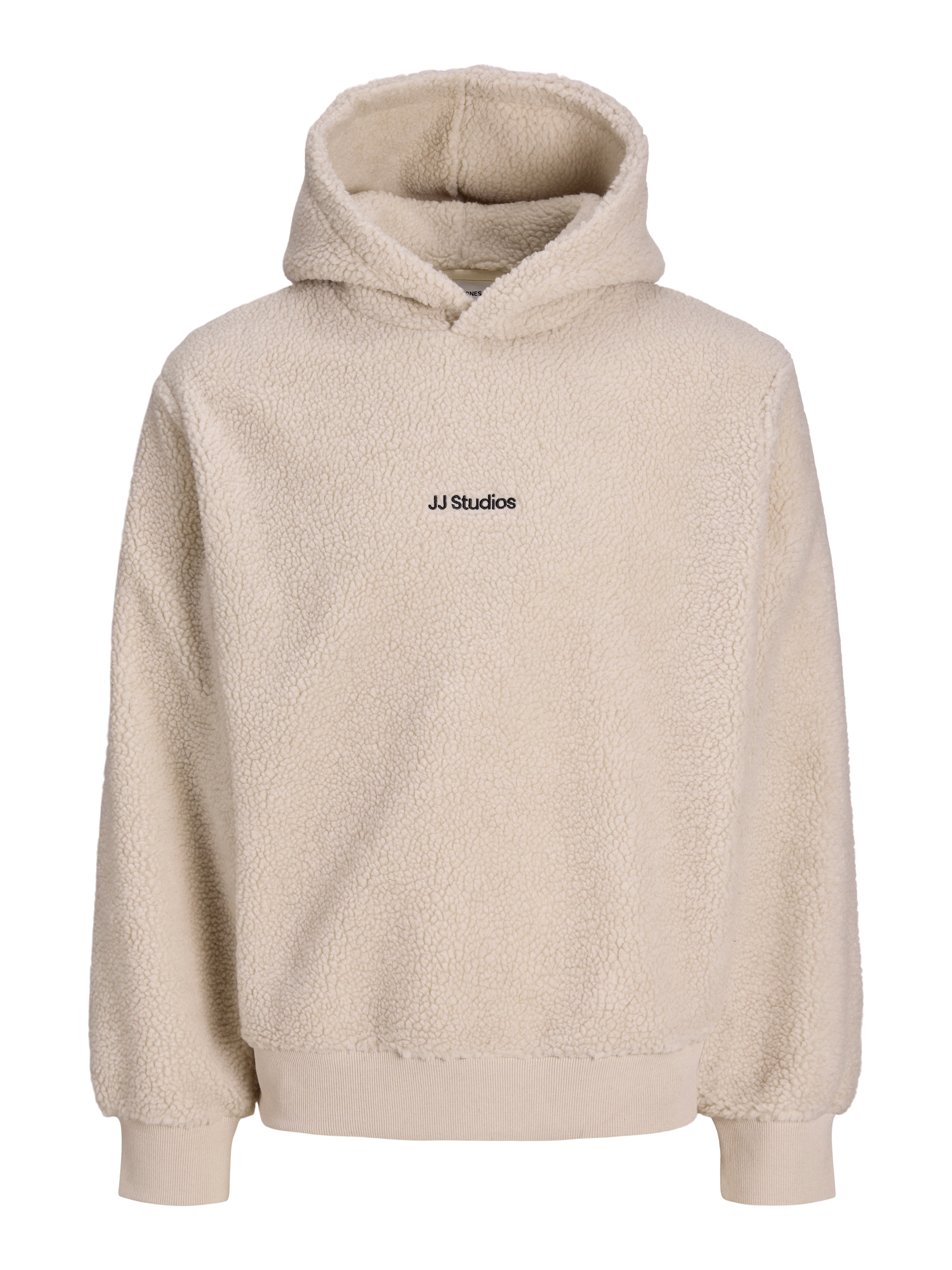 Jack & Jones Kapuzensweatshirt "JJSOHO TEDDY SWEAT HOOD SN", Kunstfaser, relaxed fit