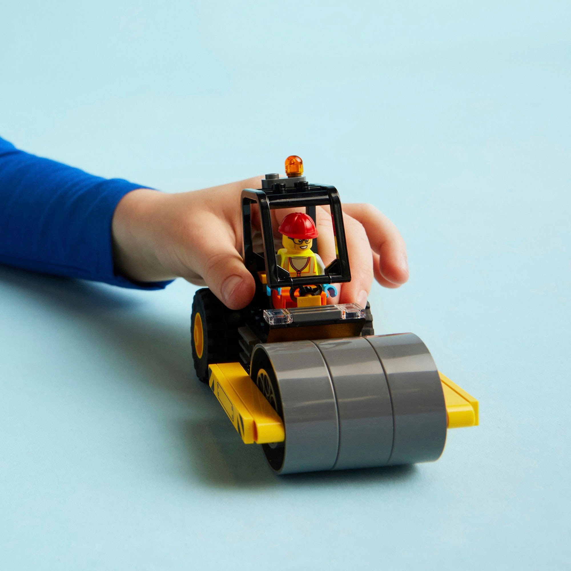 LEGO® Konstruktionsspielsteine »Straßenwalze (60401), LEGO City«, (78 St.), Made in Europe