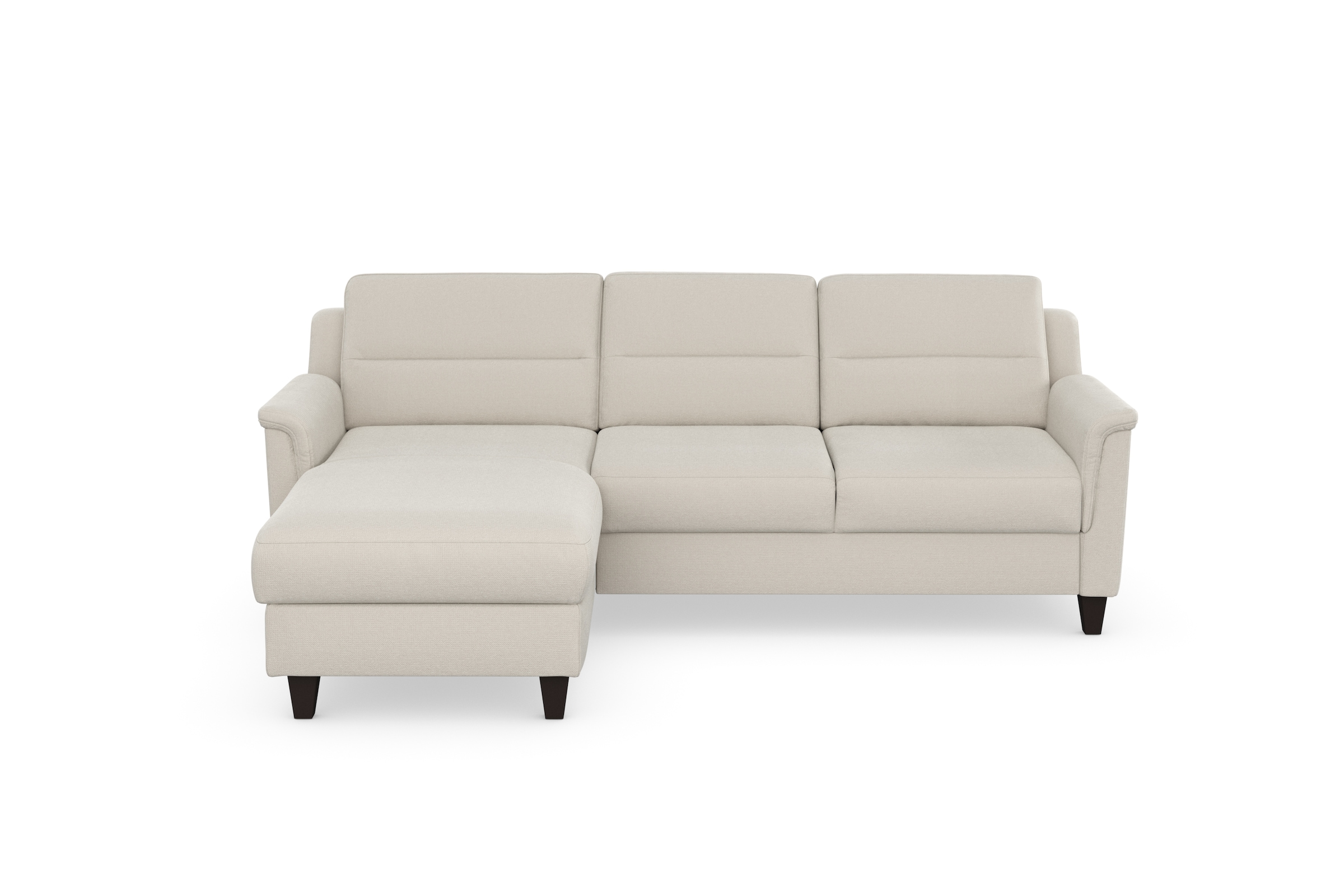 sit&more Ecksofa »Farö L-Form«, inklusive Federkern, wahlweise mit Bettfunktion und Bettkasten