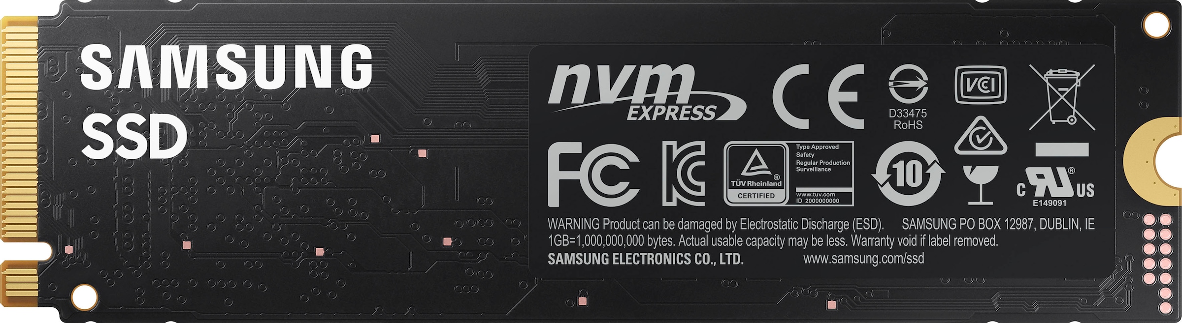 Samsung interne SSD »SSD 980«, Anschluss M.2 PCIe 3.0, NVMe