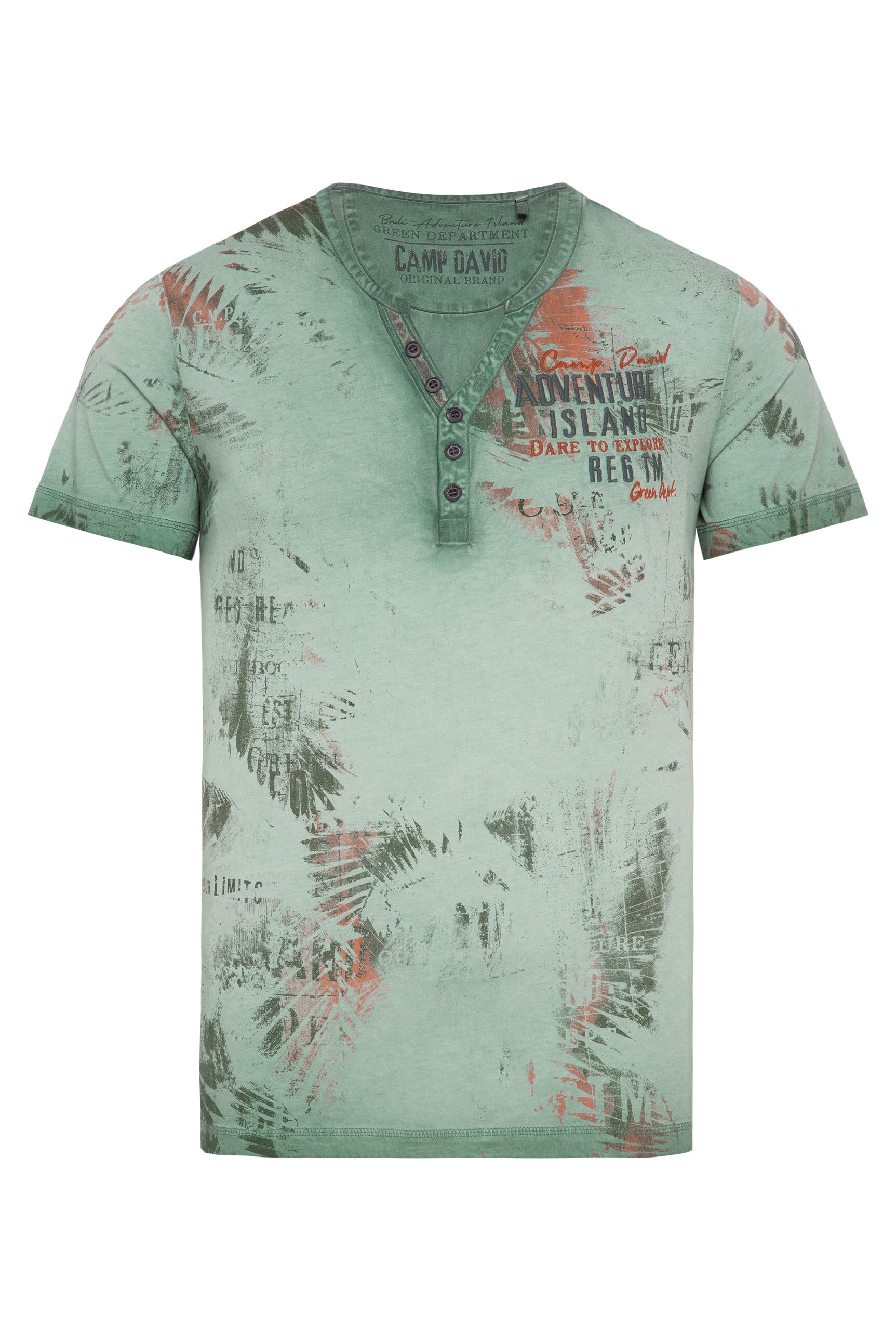 CAMP DAVID Rundhalsshirt aus Baumwolle günstig online kaufen