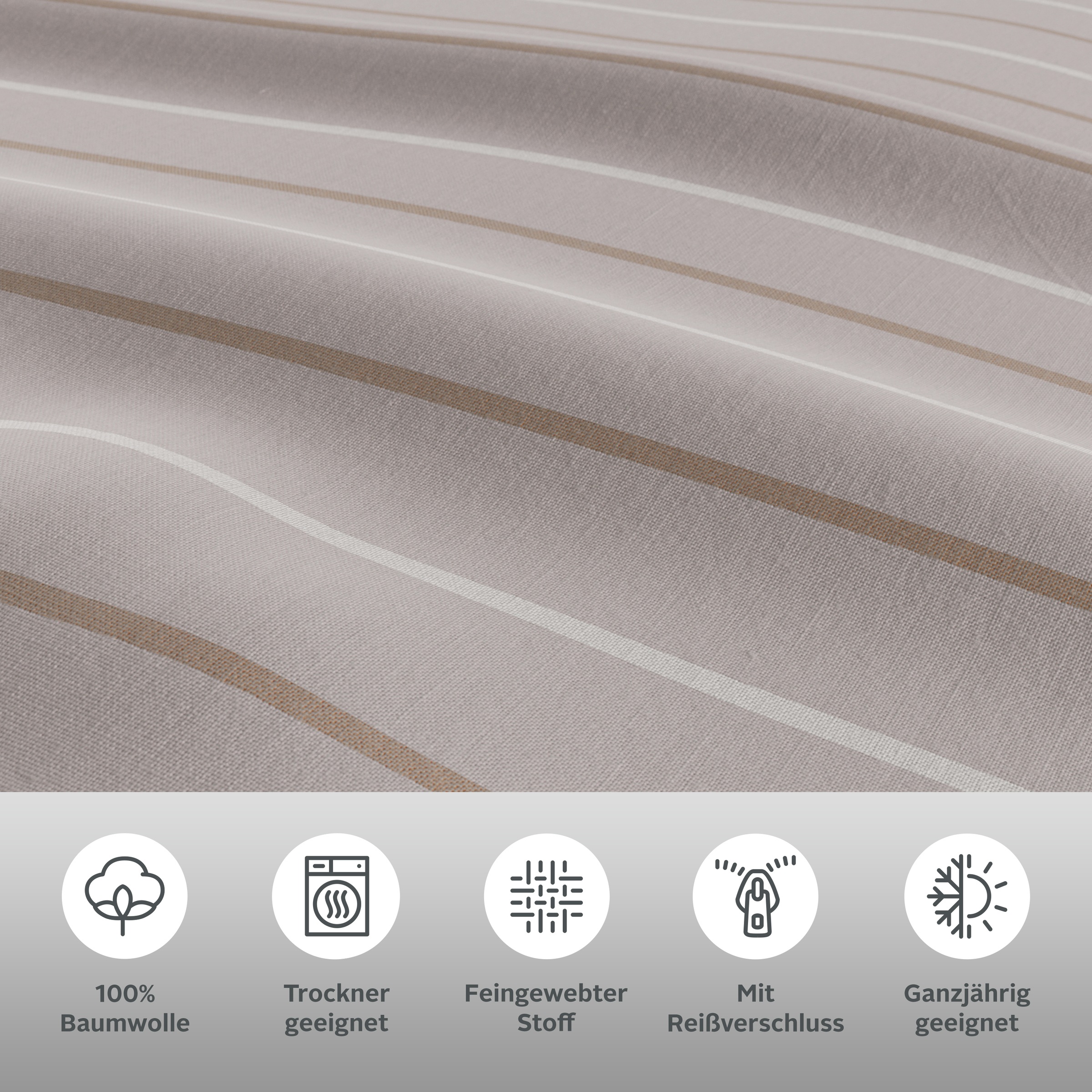 Thumbnail - Bruno Banani Bettwäsche "Dana" 2 Stk. tlg. in Gr. 135x200 oder 155x220 cm, 100% Baumwolle, Renforcé