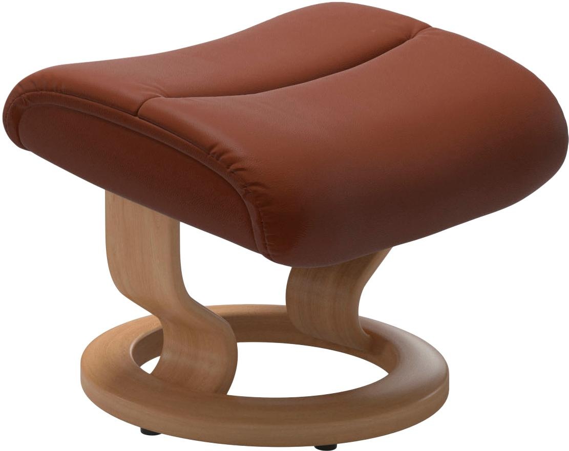 Thumbnail - Stressless Relaxsessel "View" Set, Relaxsessel mit Hocker, mit Classic Base, Größe S,Gestell Eiche