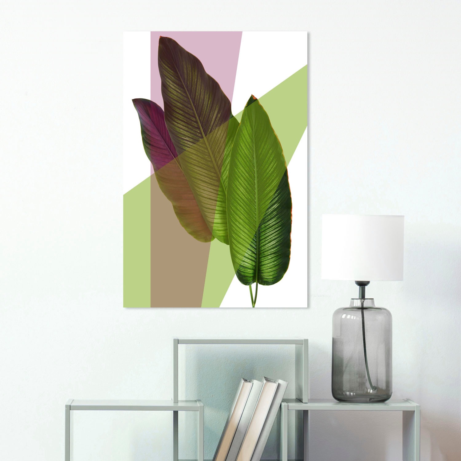 queence Acrylglasbild "Blätter" Blätter  Blätterbilder  Kunst  Pflanzen  Pf günstig online kaufen