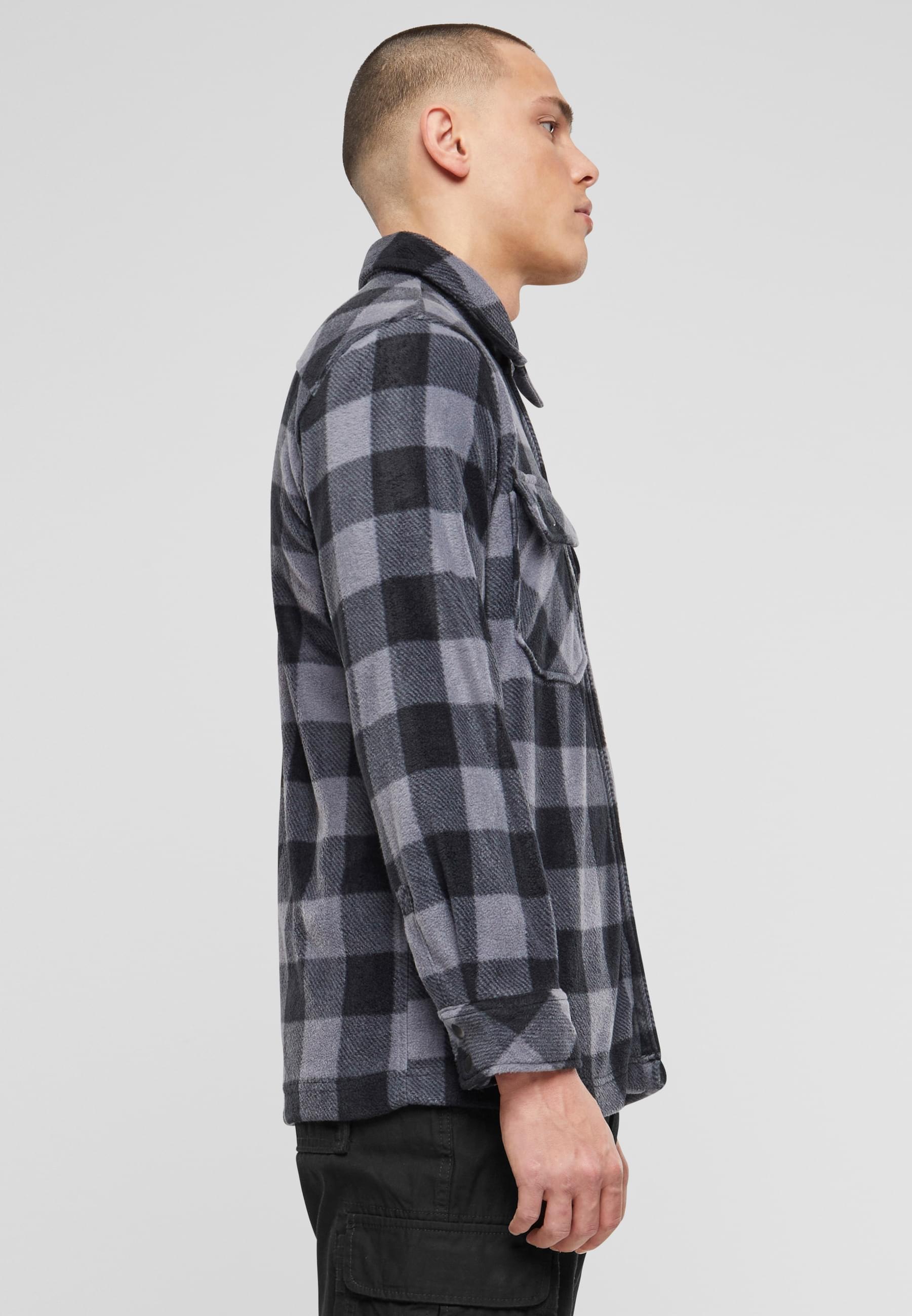 Brandit Langarmhemd »Brandit Herren Jeff Fleece Shirt Long Sleeve«, (1 tlg.)