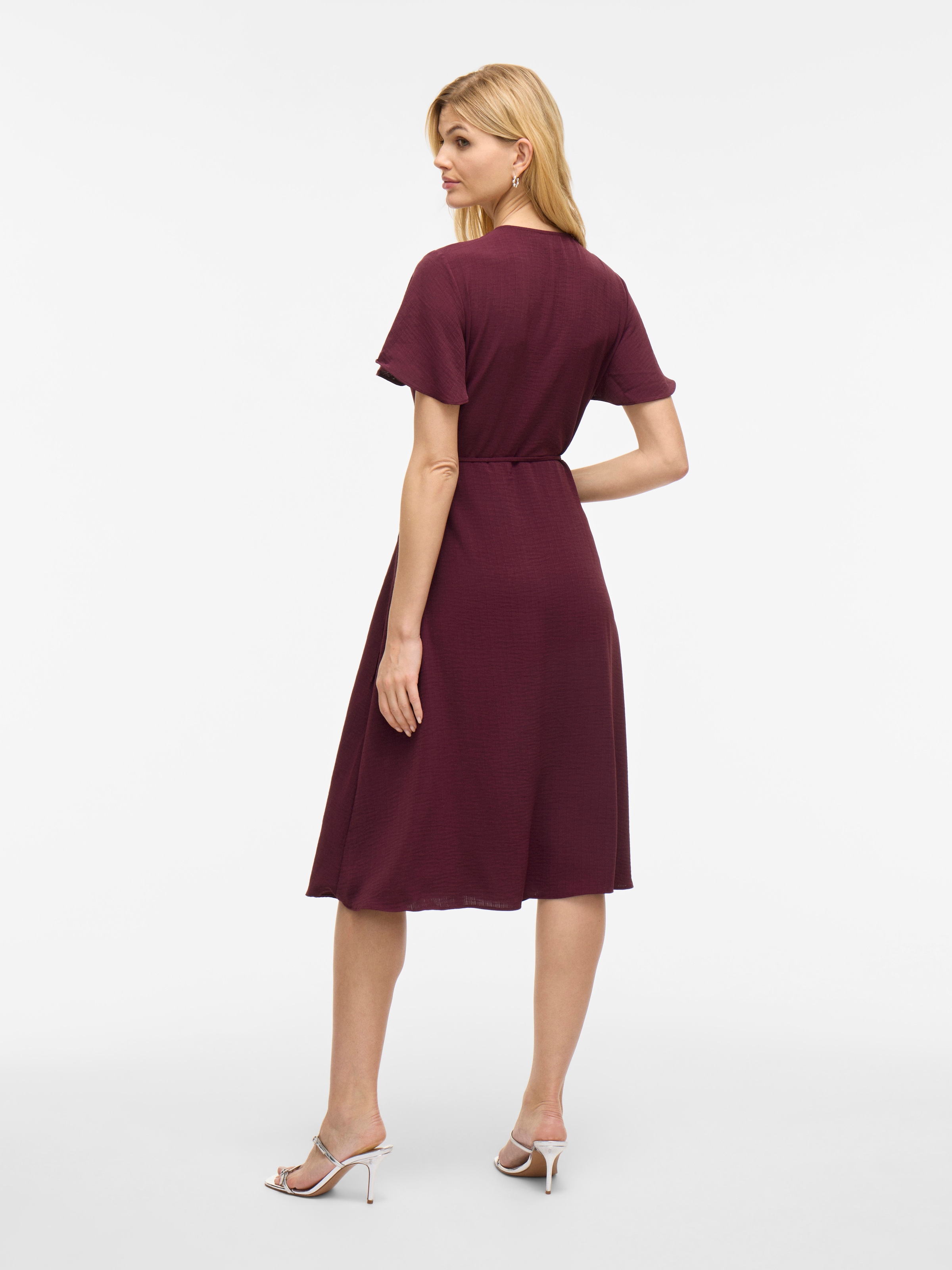 Vila Wickelkleid »VILOVIE S/S WRAP MIDI DRESS - NOOS«