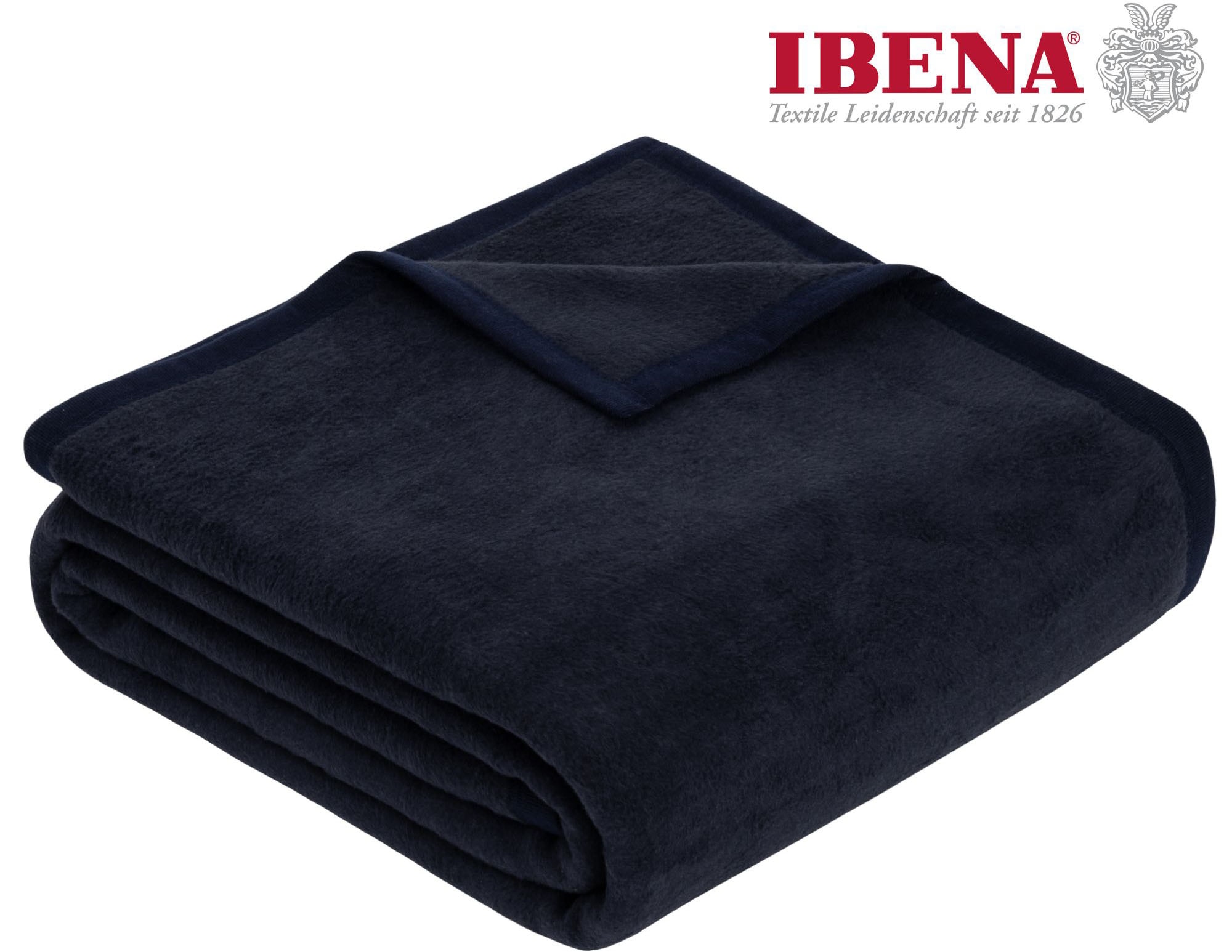 IBENA Wohndecke "Luxus", verschiedene Größen, unifarbenes Design, Kuscheldecke