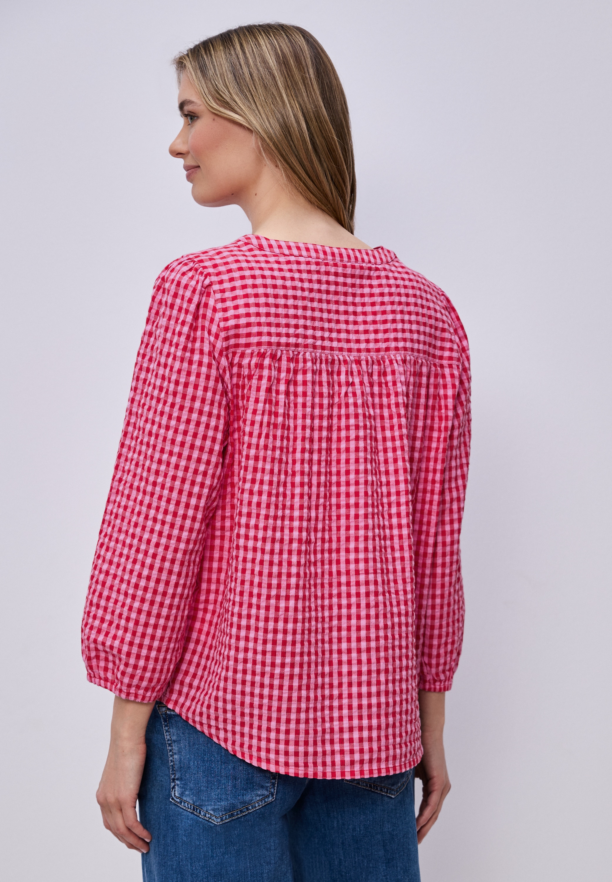 STREET ONE Karobluse mit Karomuster