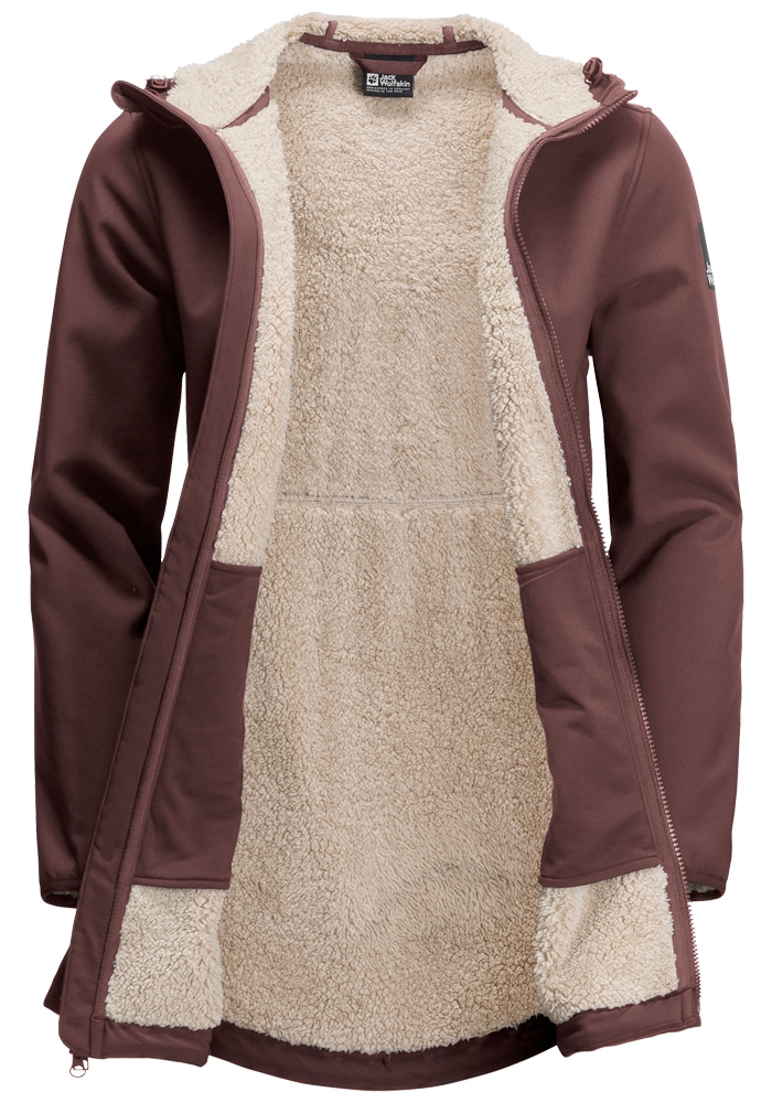 Jack Wolfskin Softshellmantel »WINDLAND COAT W«