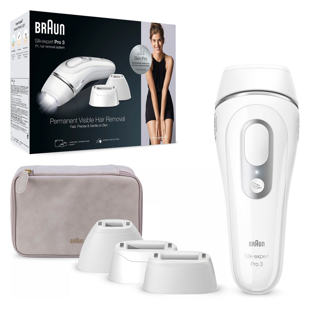 Pro PL3230« Braun Skin Lichtimpulse IPL-Haarentferner 3 300.000 Lichtimpulse »Silk-Expert Pro-Technologie 300.000