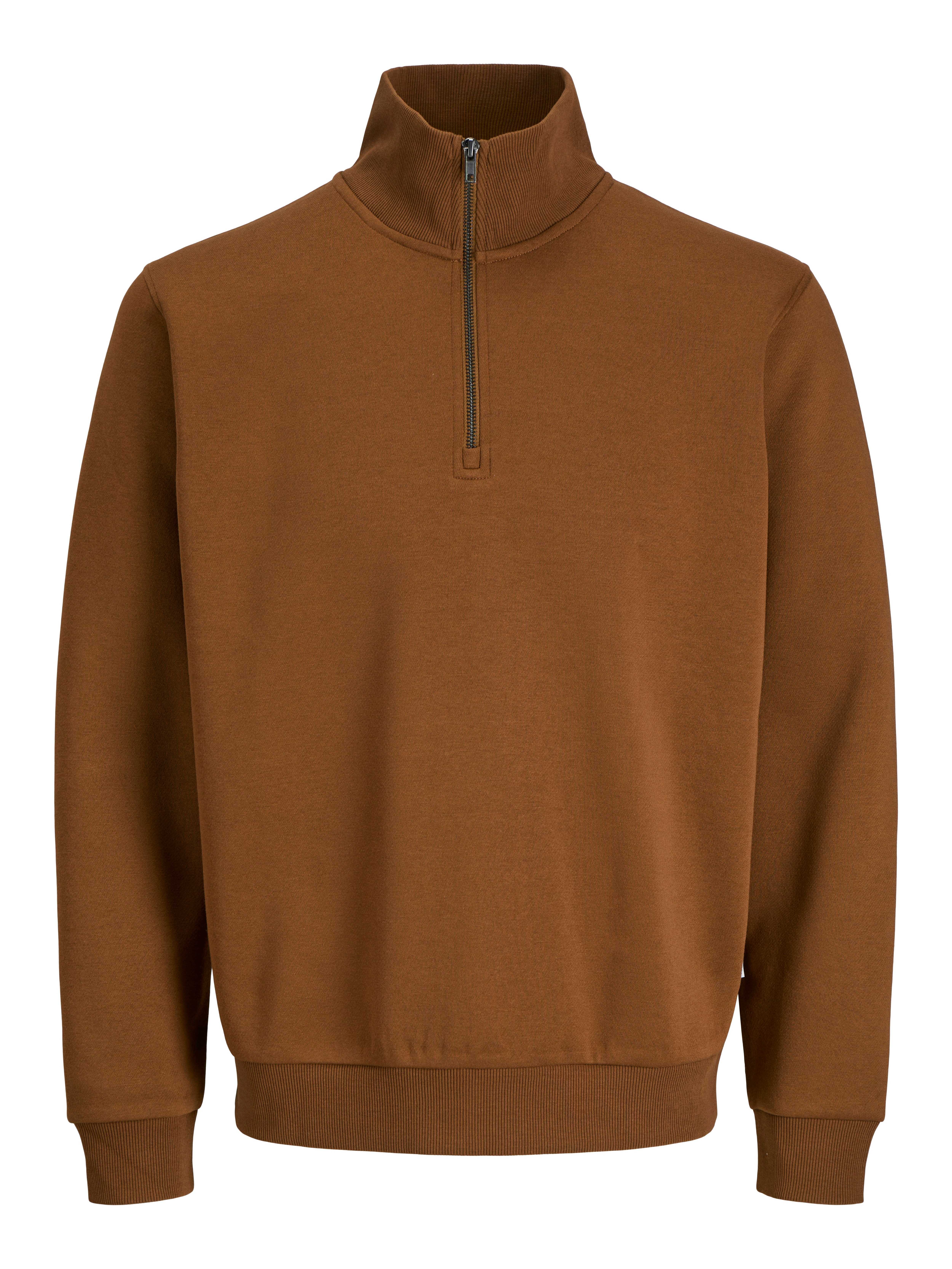 Thumbnail - Jack & Jones Sweatshirt "JJEBRADLEY SWEAT HALF ZIP NOOS" mit Troyer Kragen