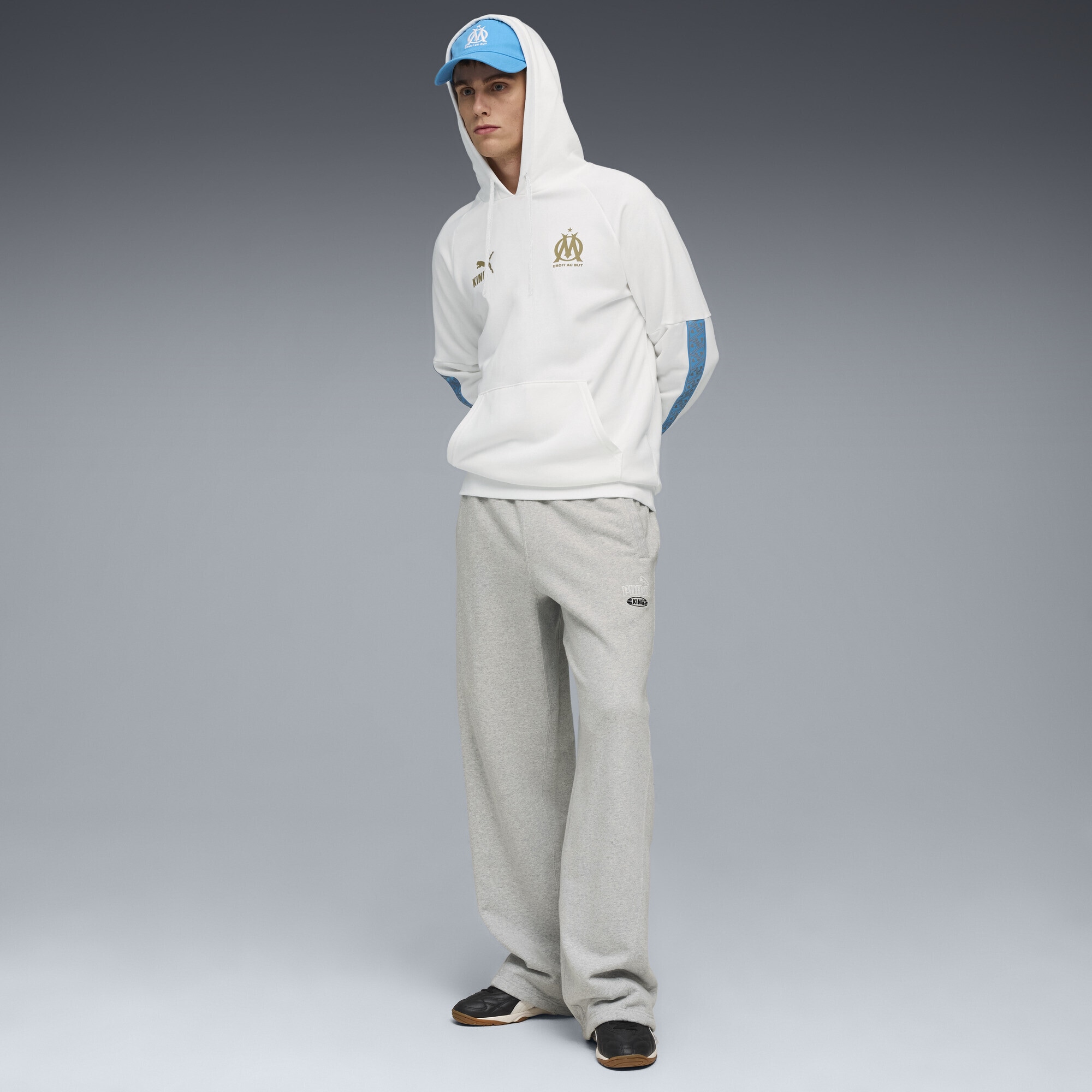 PUMA Hoodie »Olympique de Marseille KING Hoodie Herren«