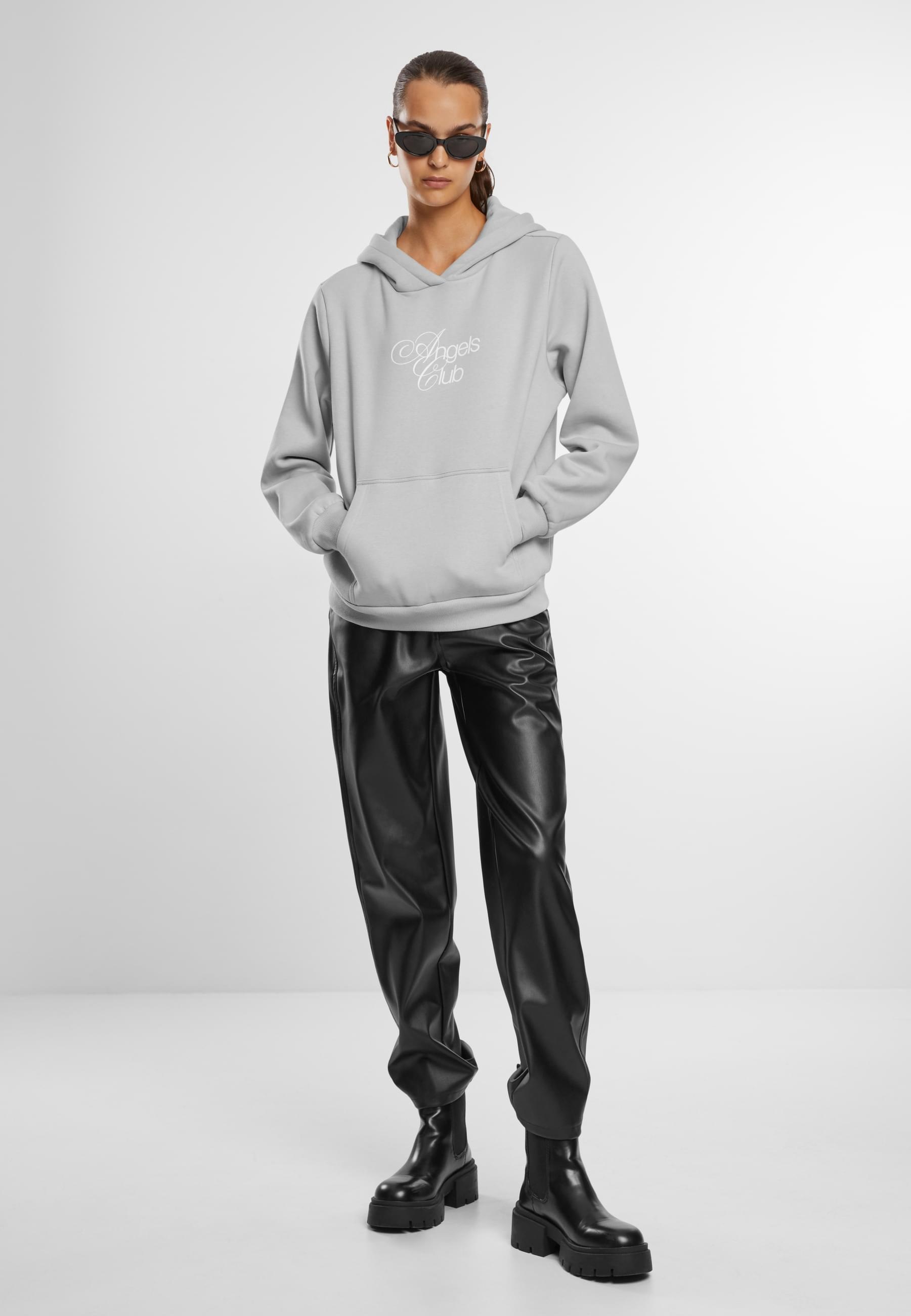 Miss Tee Kapuzenpullover »Miss Tee Angels Club Ladies Fluffy Hoody«, (1 tlg.)