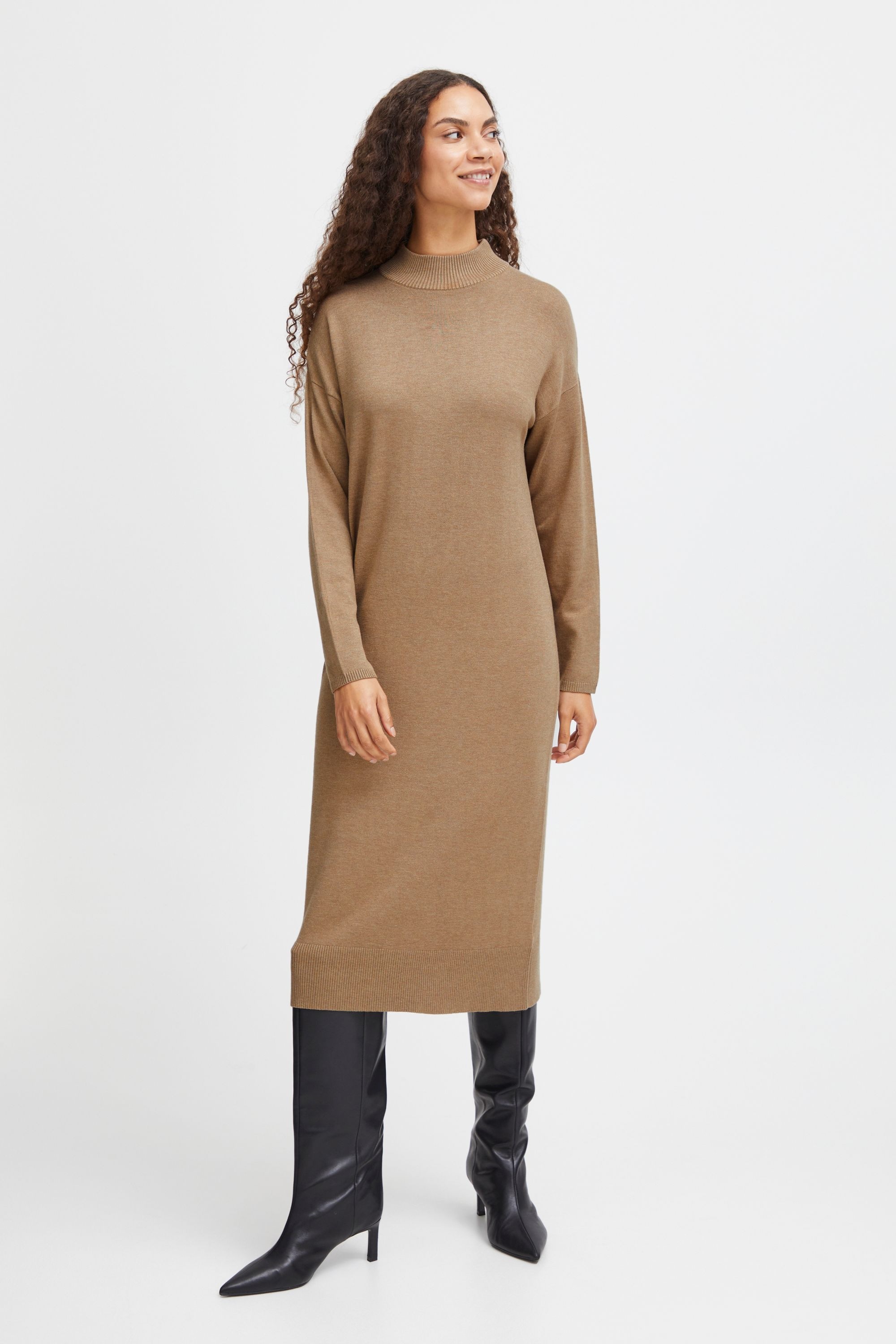 b.young Strickkleid "Strickkleid BYMMMORLA TURTLENECK DRESS-" günstig online kaufen