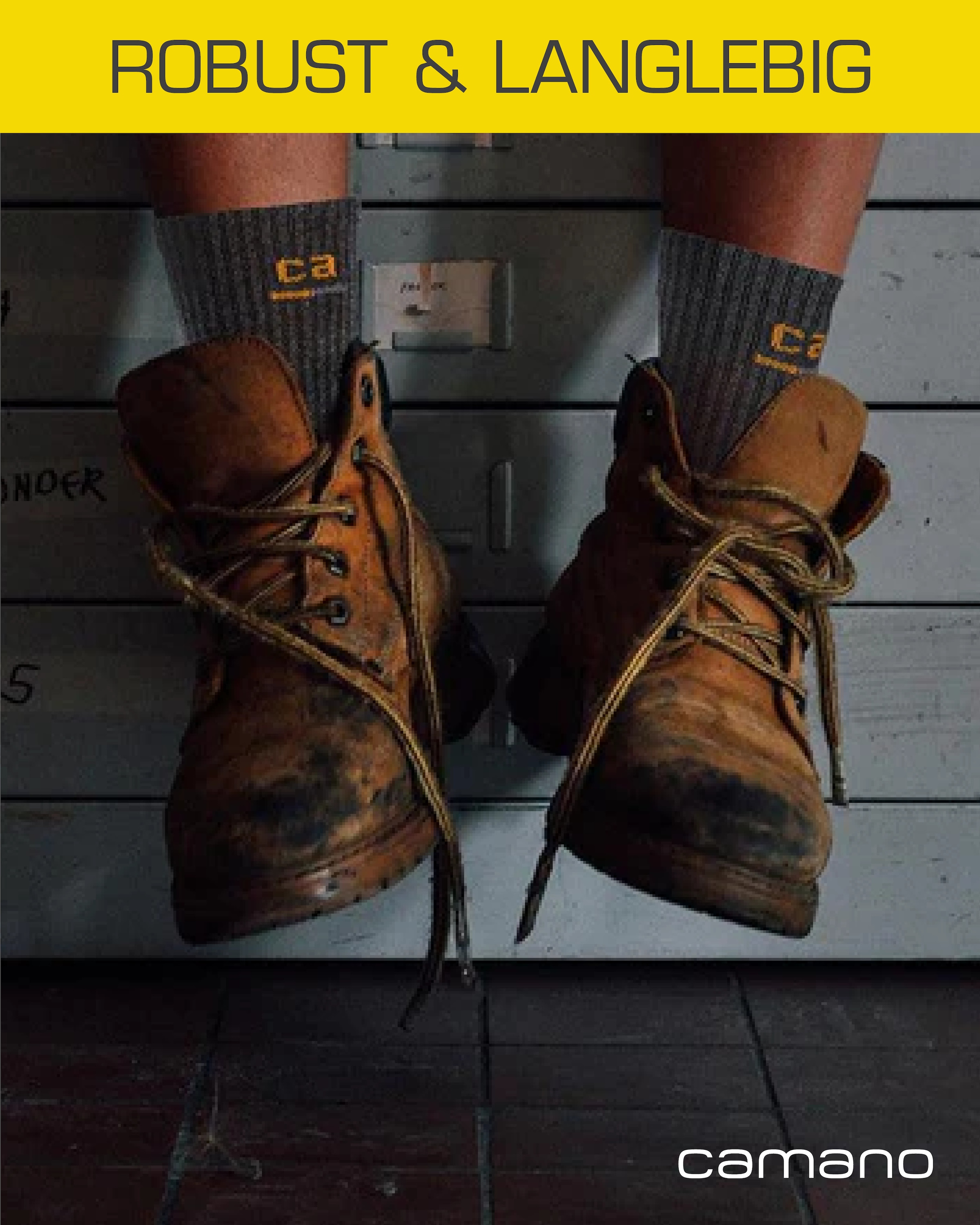 Camano Arbeitssocken »work« 9 Paar tlg. verstärkte Belastungszonen, atmungsaktiv, gepolstert