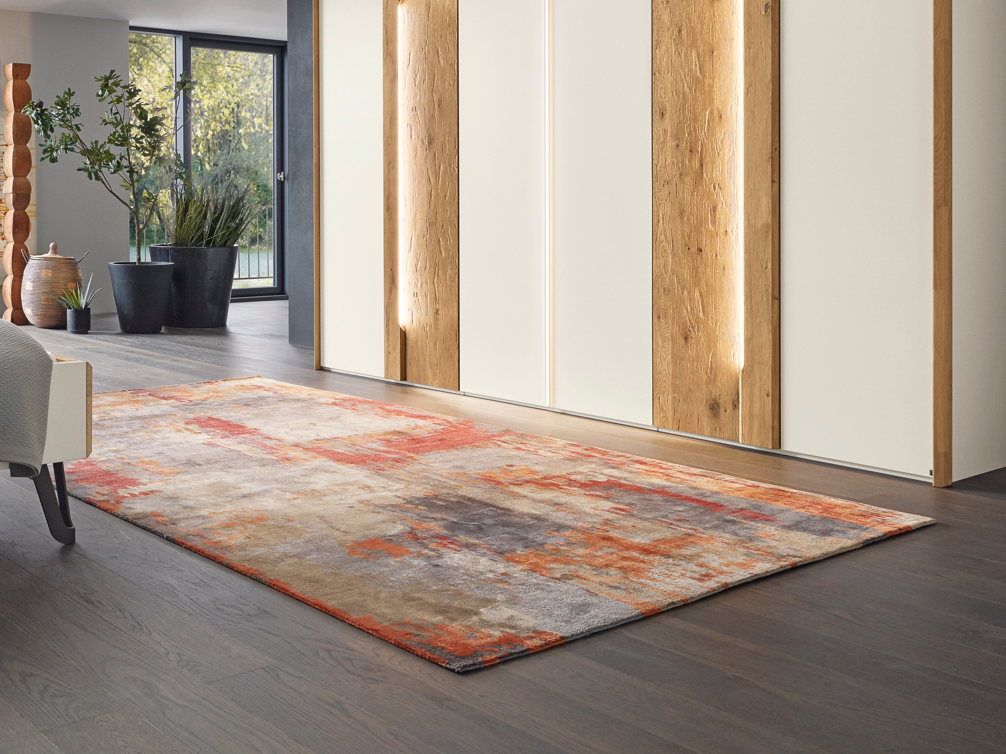 OCI DIE TEPPICHMARKE Teppich "WESTSIDE PALUNG" rechteckig 12 mm Höhe handgeknüpfter echter original Nepal Design Kurzflor Teppich, dezent