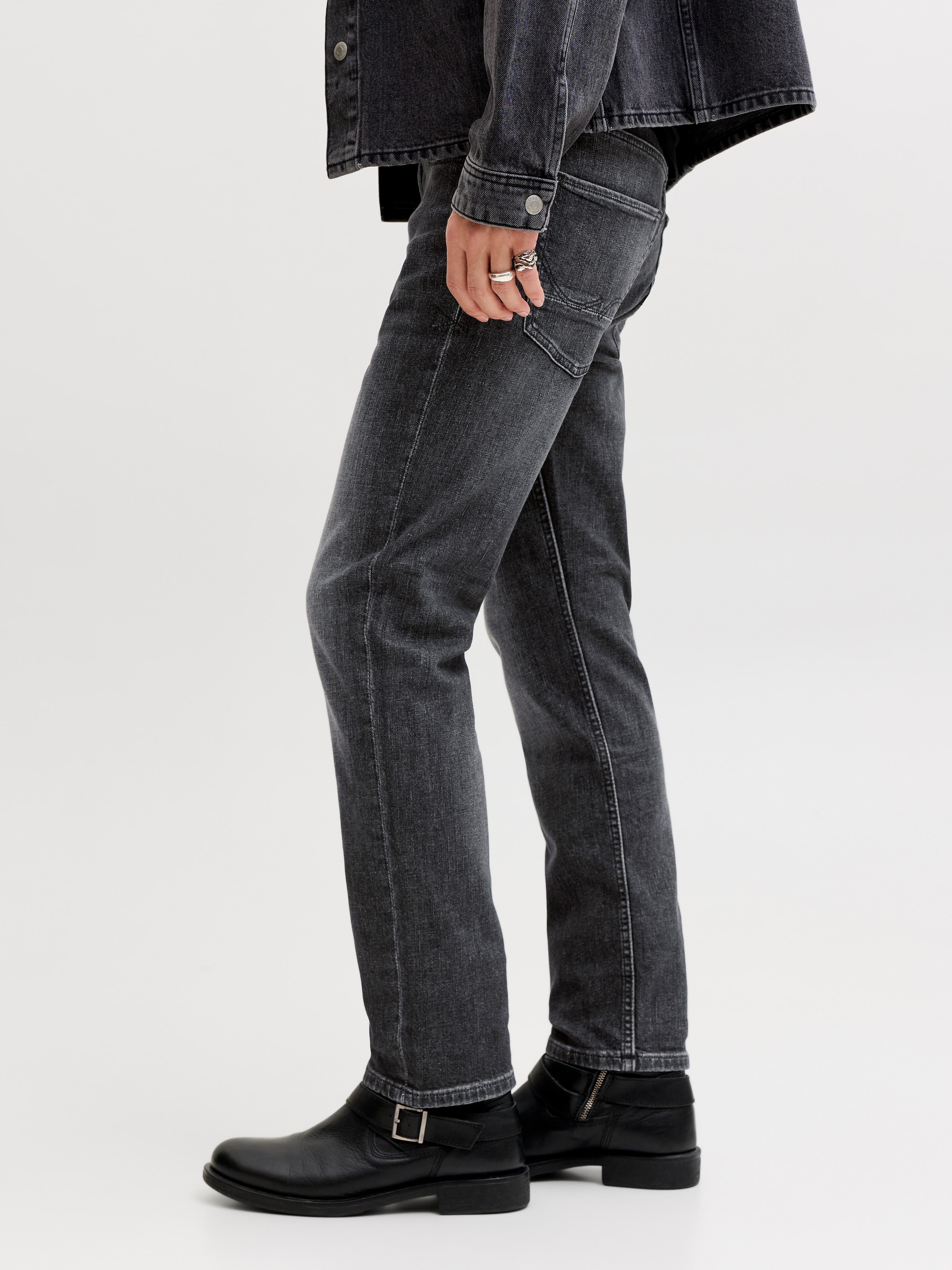 Jack & Jones Regular-fit-Jeans »JJICLARK JJVINTAGE NOOS« Baumwollmischung, regular fit