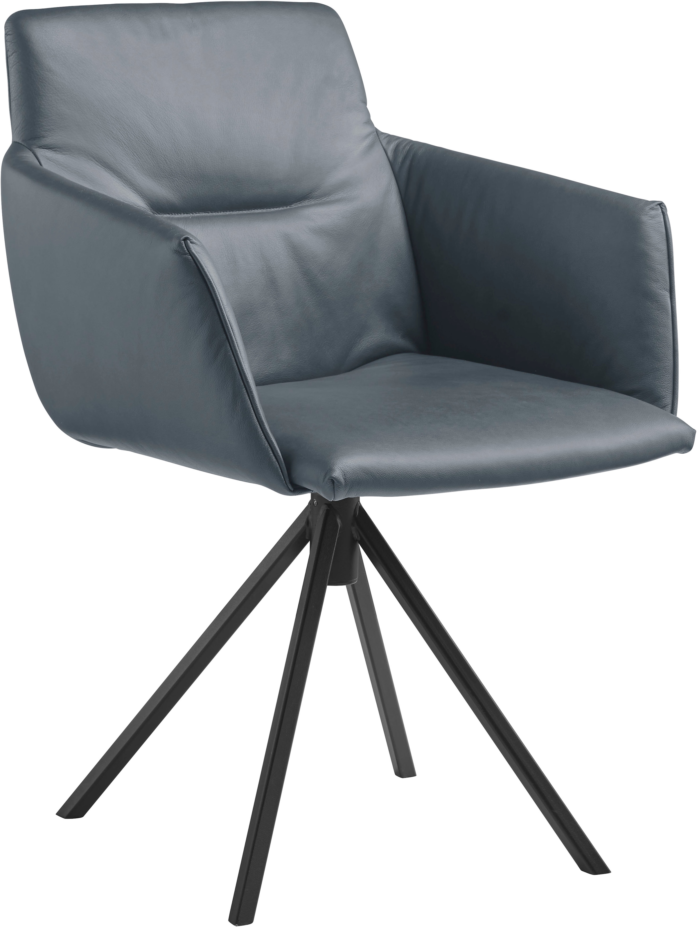 Musterring Polsterstuhl "JustB SP500" () 1 Stk.mit Armlehne, wahlweise mit Drehfunktion, Stativgestell in schwarz