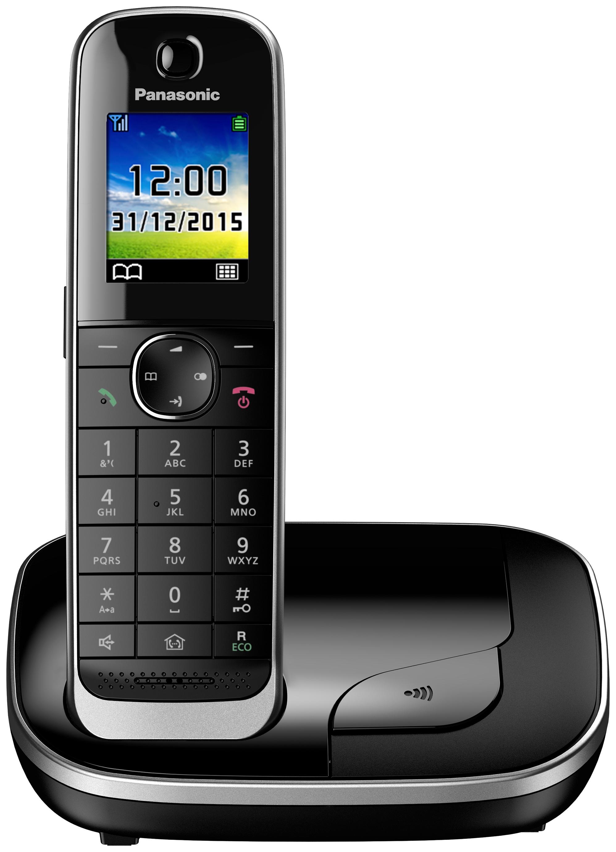Panasonic Schnurloses DECT-Telefon »KX-TGJ310«, (Mobilteile: 1), Weckfunktion, Freisprechen