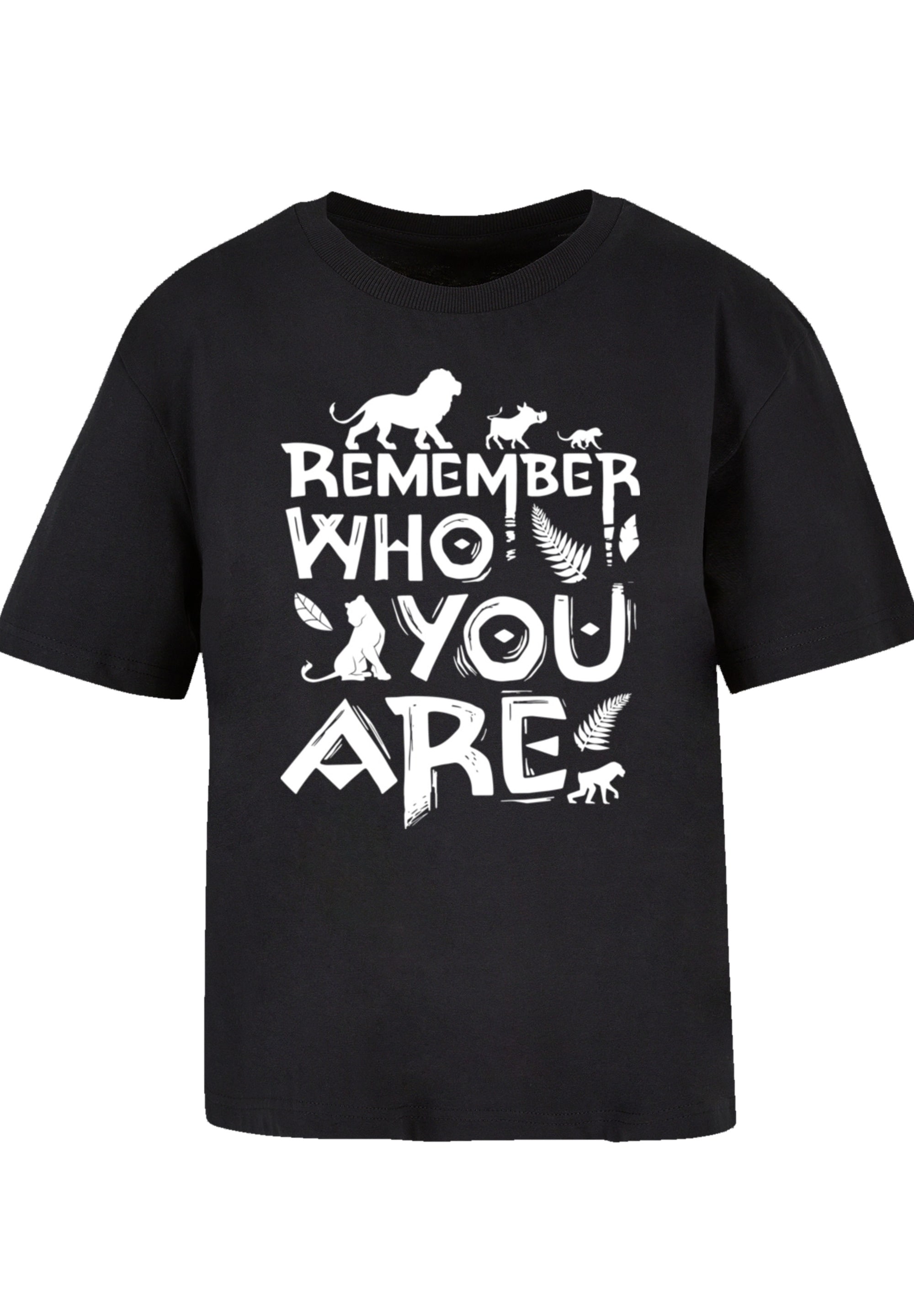 Remember«, König T-Shirt online F4NT4STIC Premium bestellen Löwen »Disney BAUR Qualität | der