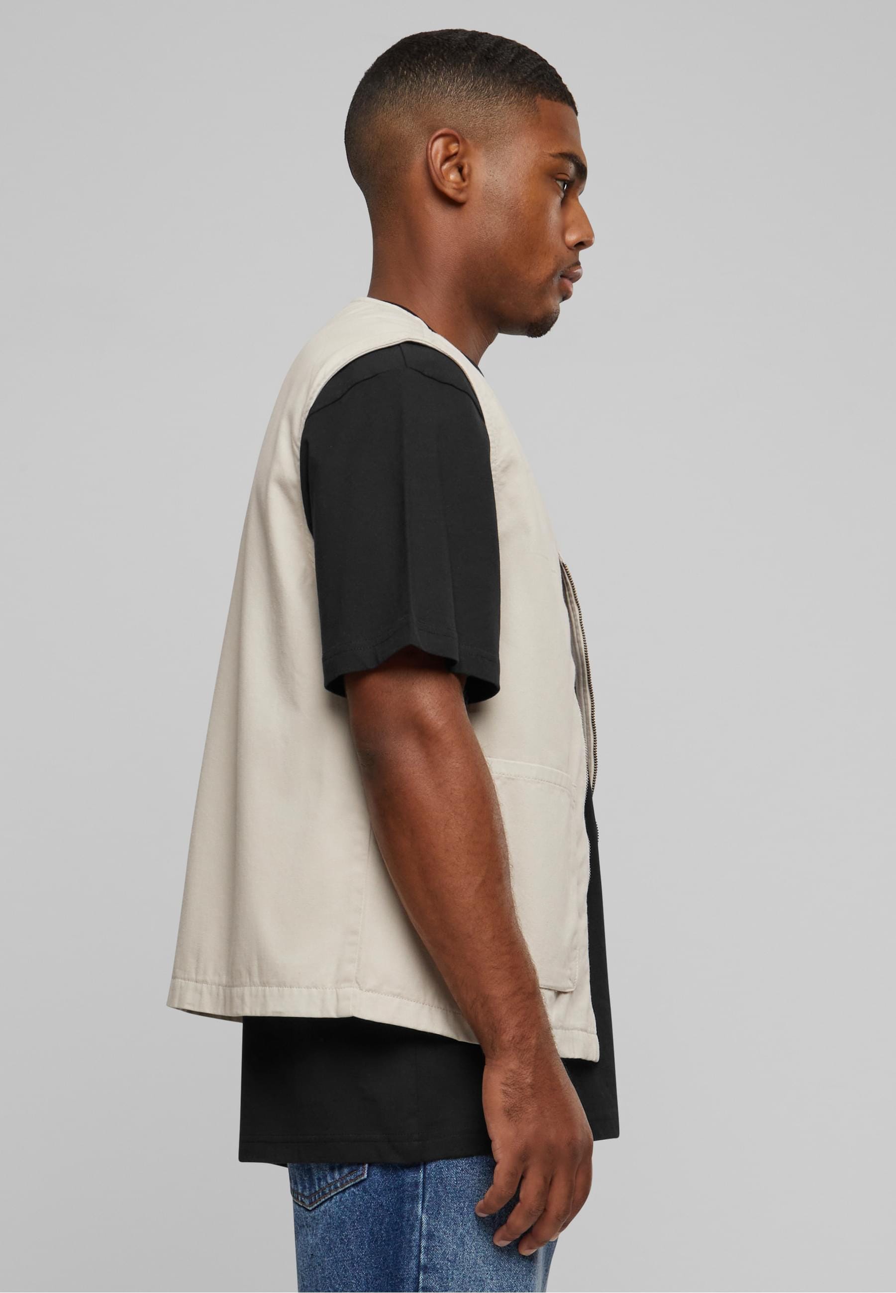 URBAN CLASSICS Steppweste »Urban Classics Herren Organic Cotton Vest«, (1 tlg.)