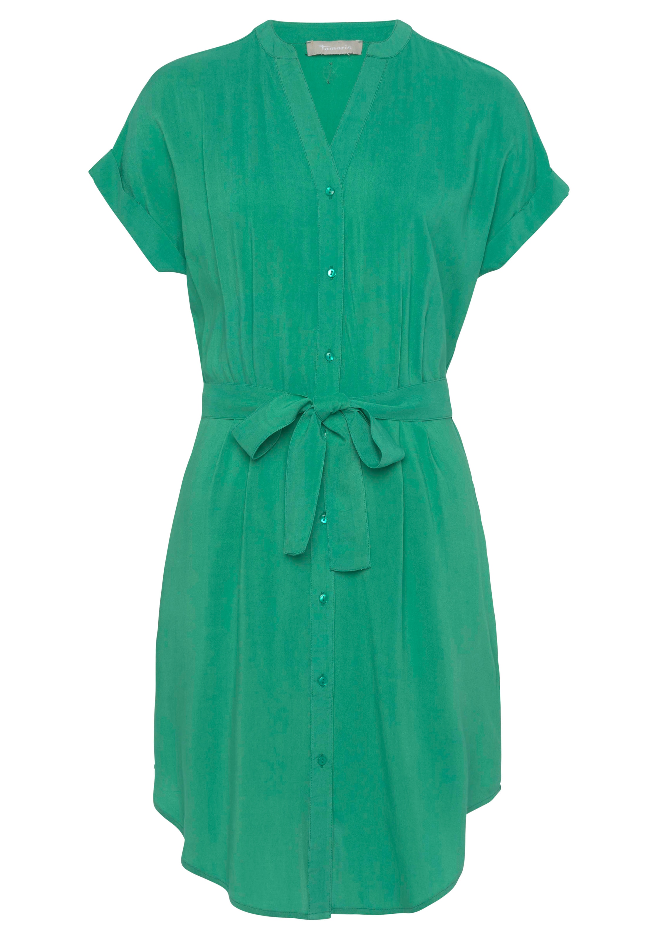Tamaris Hemdblusenkleid, mit Bindegürtel kaufen | BAUR | Sommerkleider