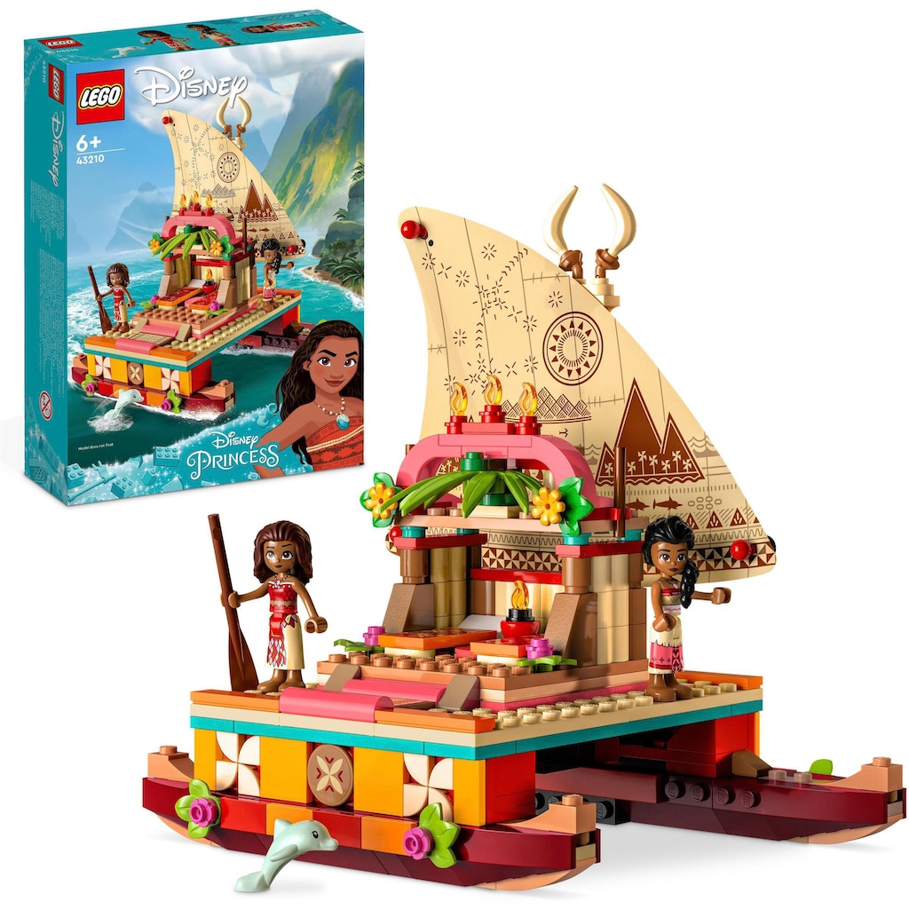 LEGO® Konstruktionsspielsteine »Vaianas Katamaran (43210), LEGO® Disney«, (321 St.)