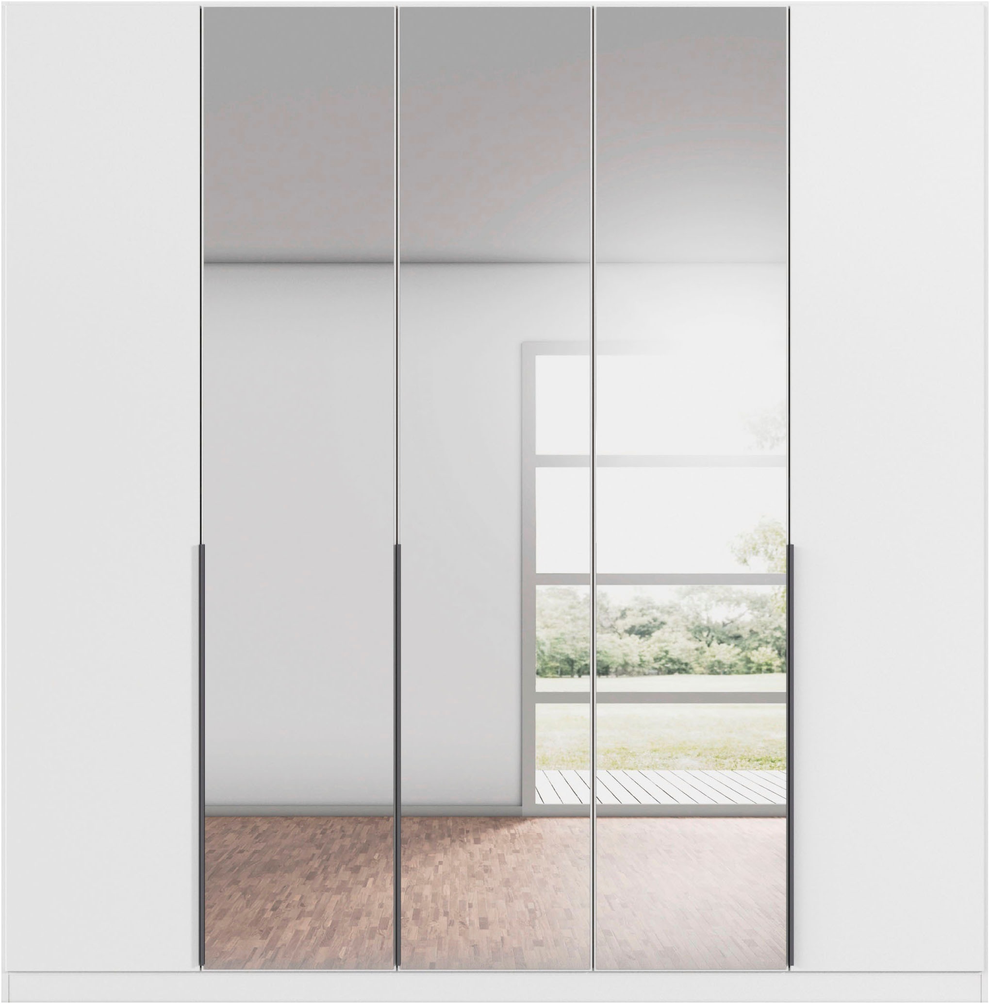 rauch Drehtürenschrank »Kleiderschrank Schrank Garderobe AGORDO mit Dekor- oder Hochglanzfront«, (in zwei Griff-Farben, Breiten 91-360 cm), durchdachte Innenausstattung, in 7 Breiten und 2 Höhen MADE IN GERMANY