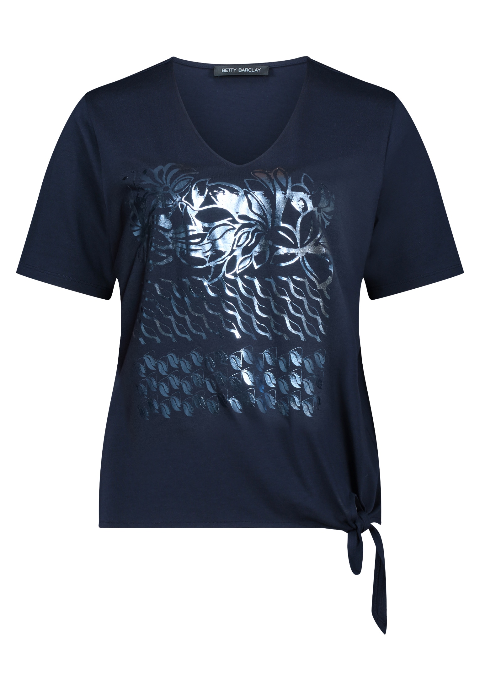 Betty Barclay Kurzarmshirt "Damen mit Schleifenknoten" 1 Stk. günstig online kaufen