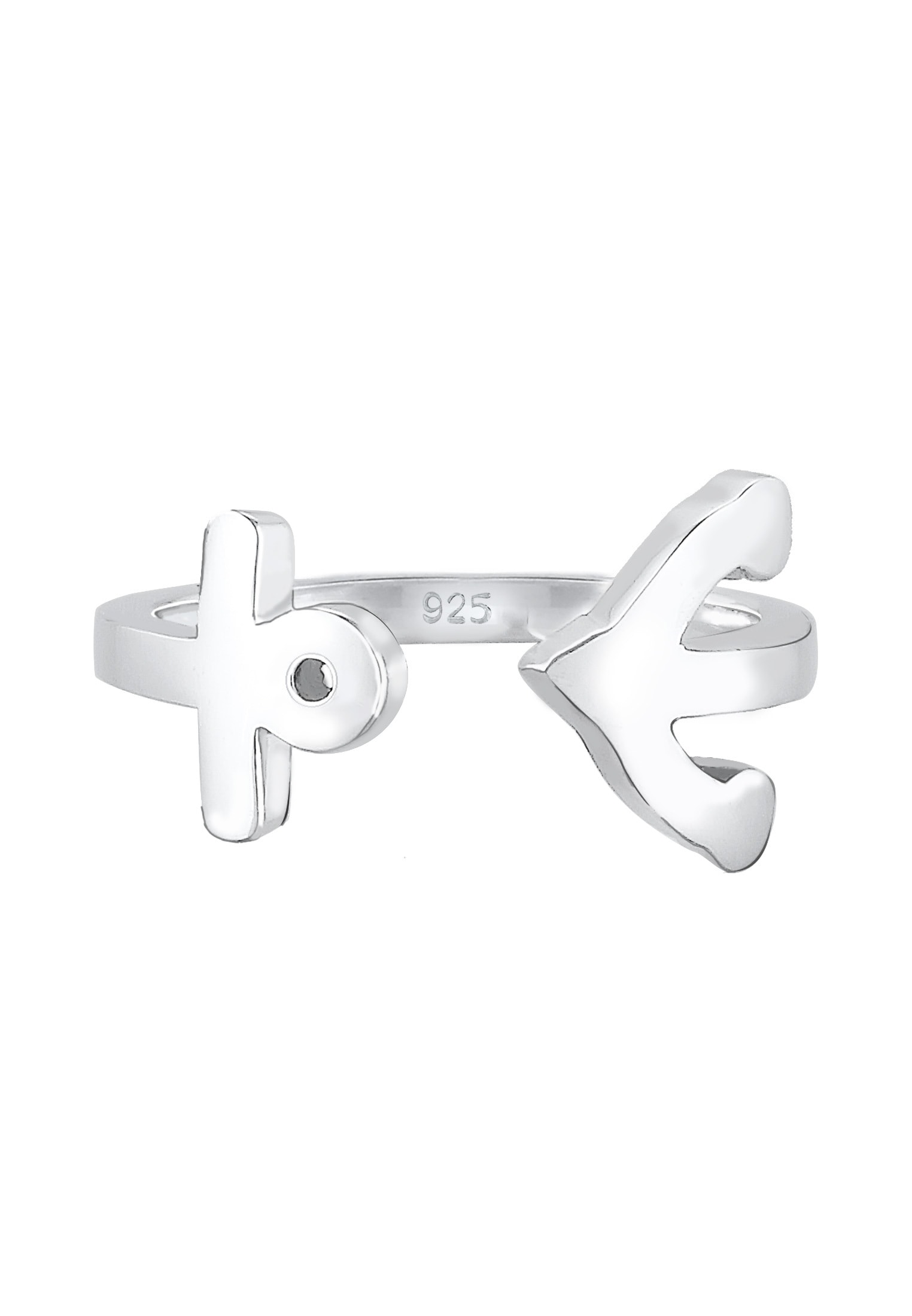 Elli Fingerring »Anker Maritim Offen Verstellbar 925 Sterling Silber«