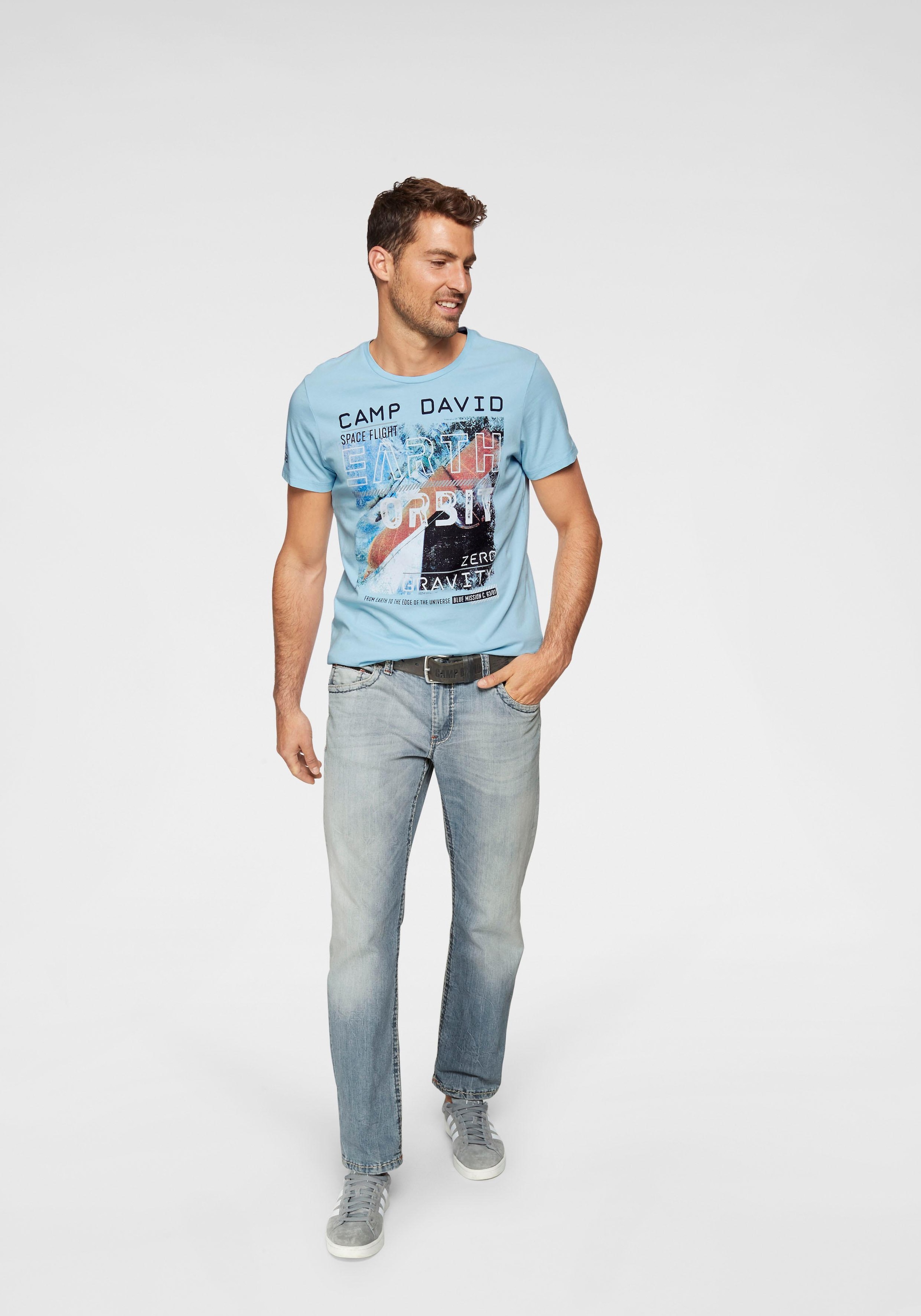 CAMP DAVID Loose-fit-Jeans, mit markanten Nähten und Stretch