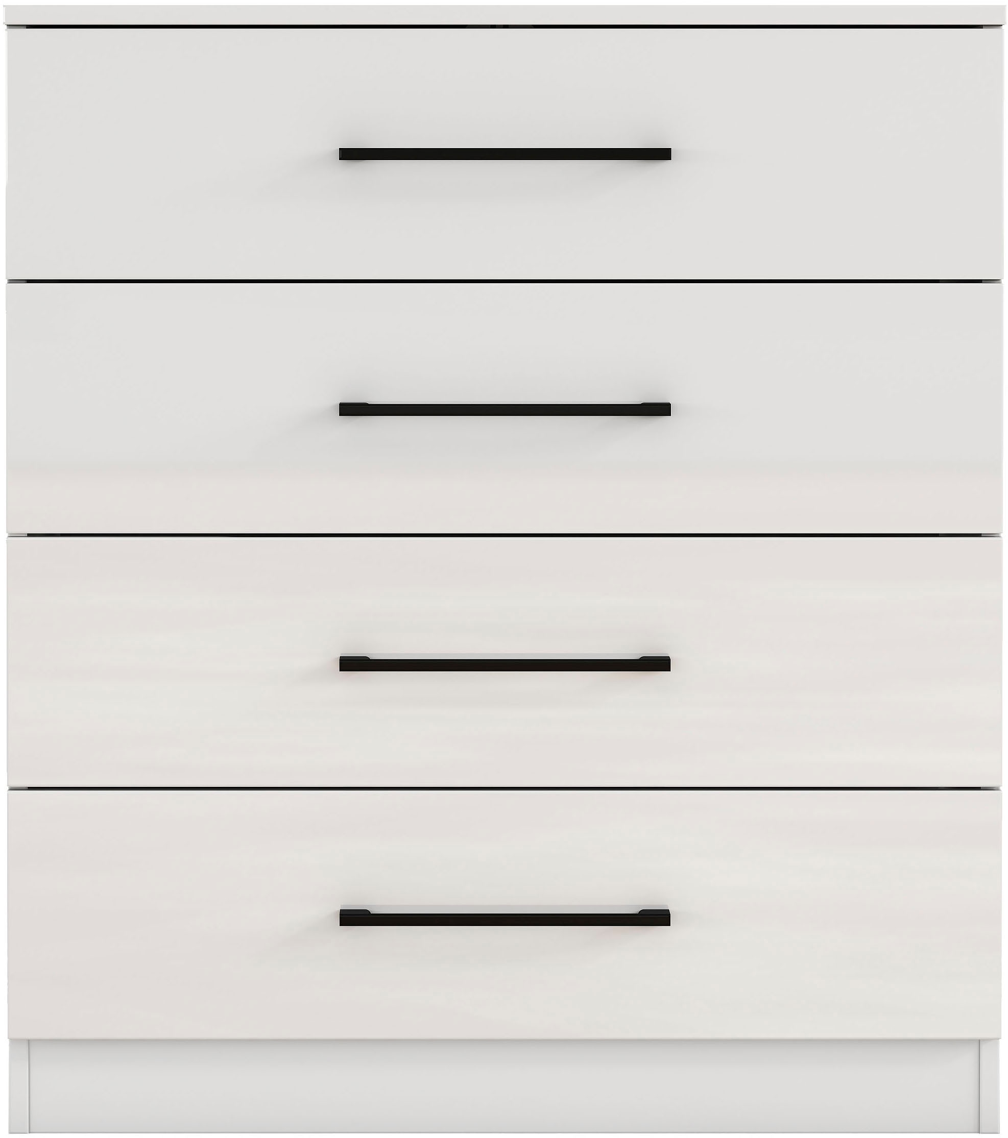 OTTO home Schubkastenkommode »Sylt Schlafzimmerkommode Kommode Wäscheschrank Bestseller«, (1 St., Viel Stauraum im Schlafzimmer mit hochglänzenden Fronten), Beistellschrank mit 4 Schubladen