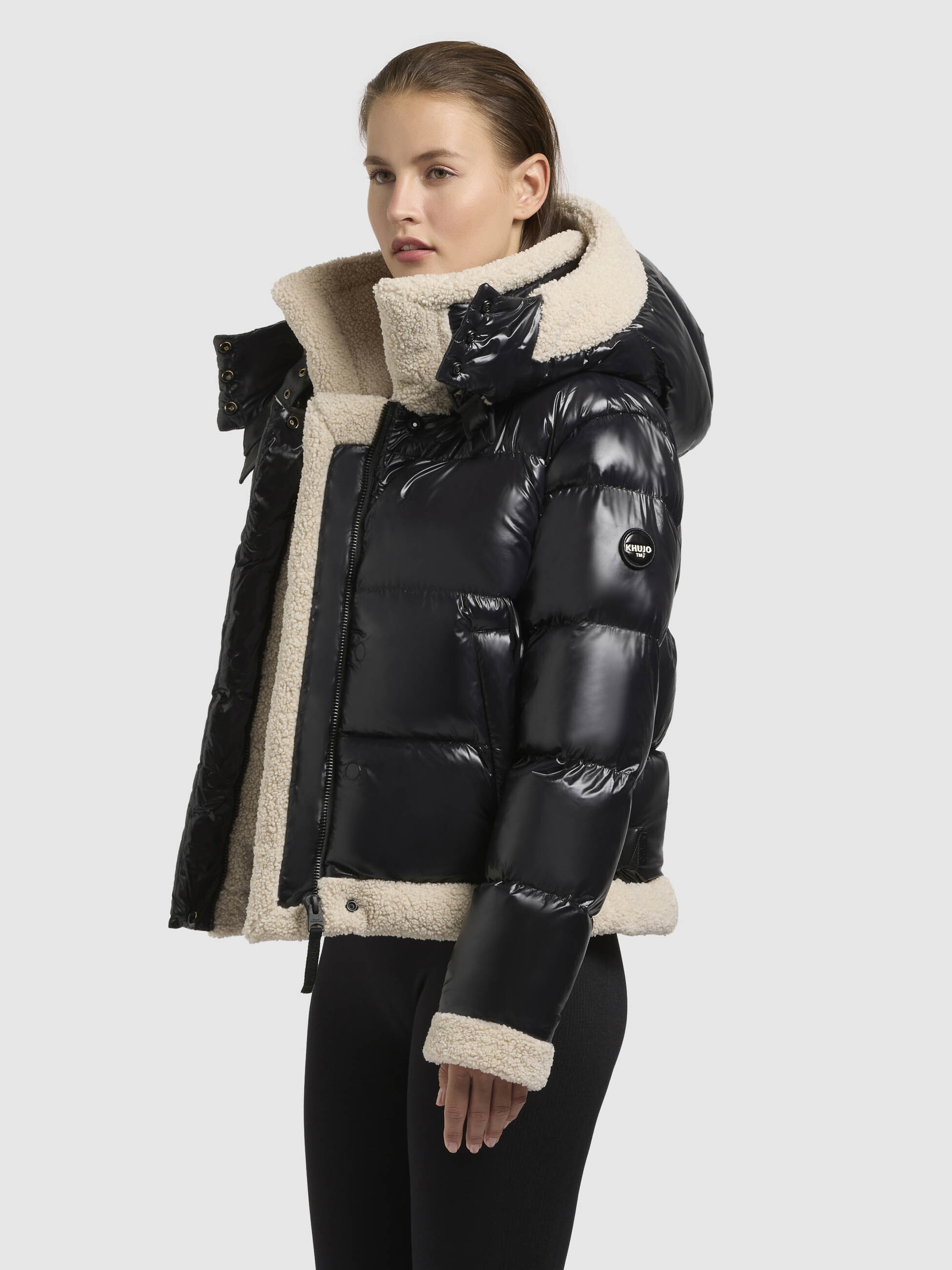 khujo Steppjacke »NESSIE«, mit Kapuze