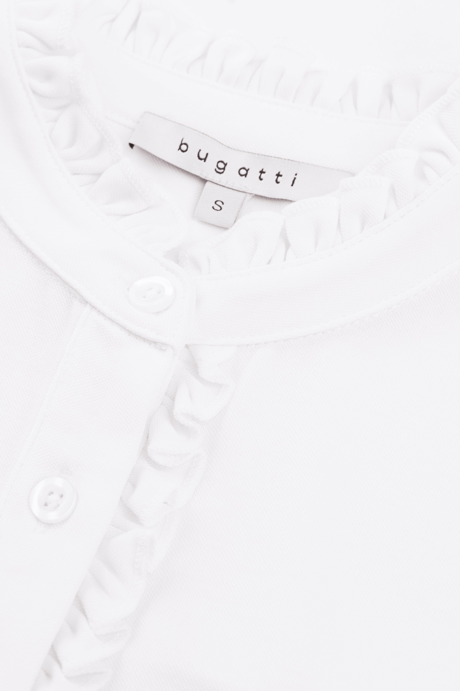 bugatti T-Shirt, mit Rüschendetails
