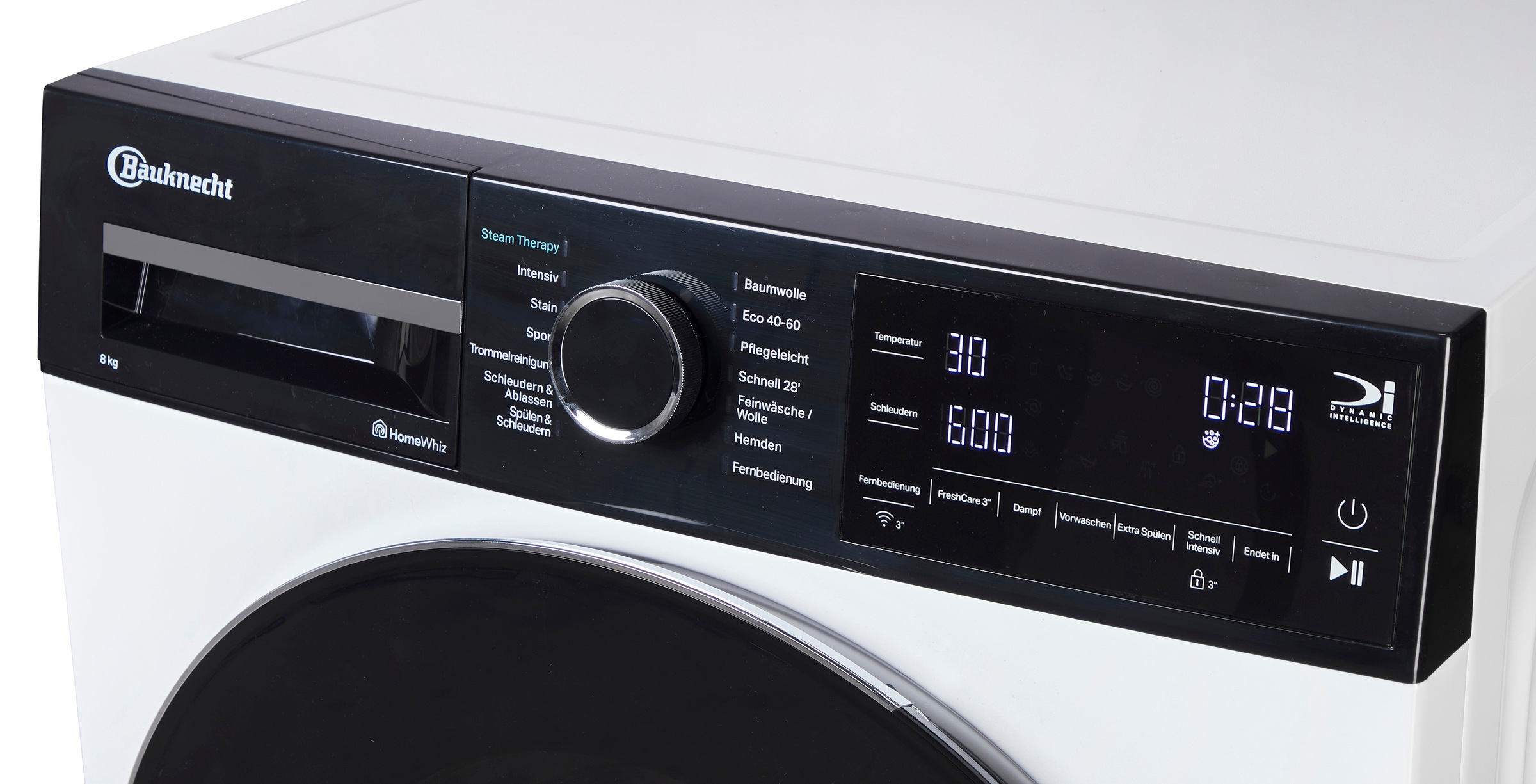 BAUKNECHT Waschmaschine »B WM 8A6 BC S« 8 kg 1400 U/min Adaptive Wash – Intelligente Anpassung 
für perfekte Waschergebnisse