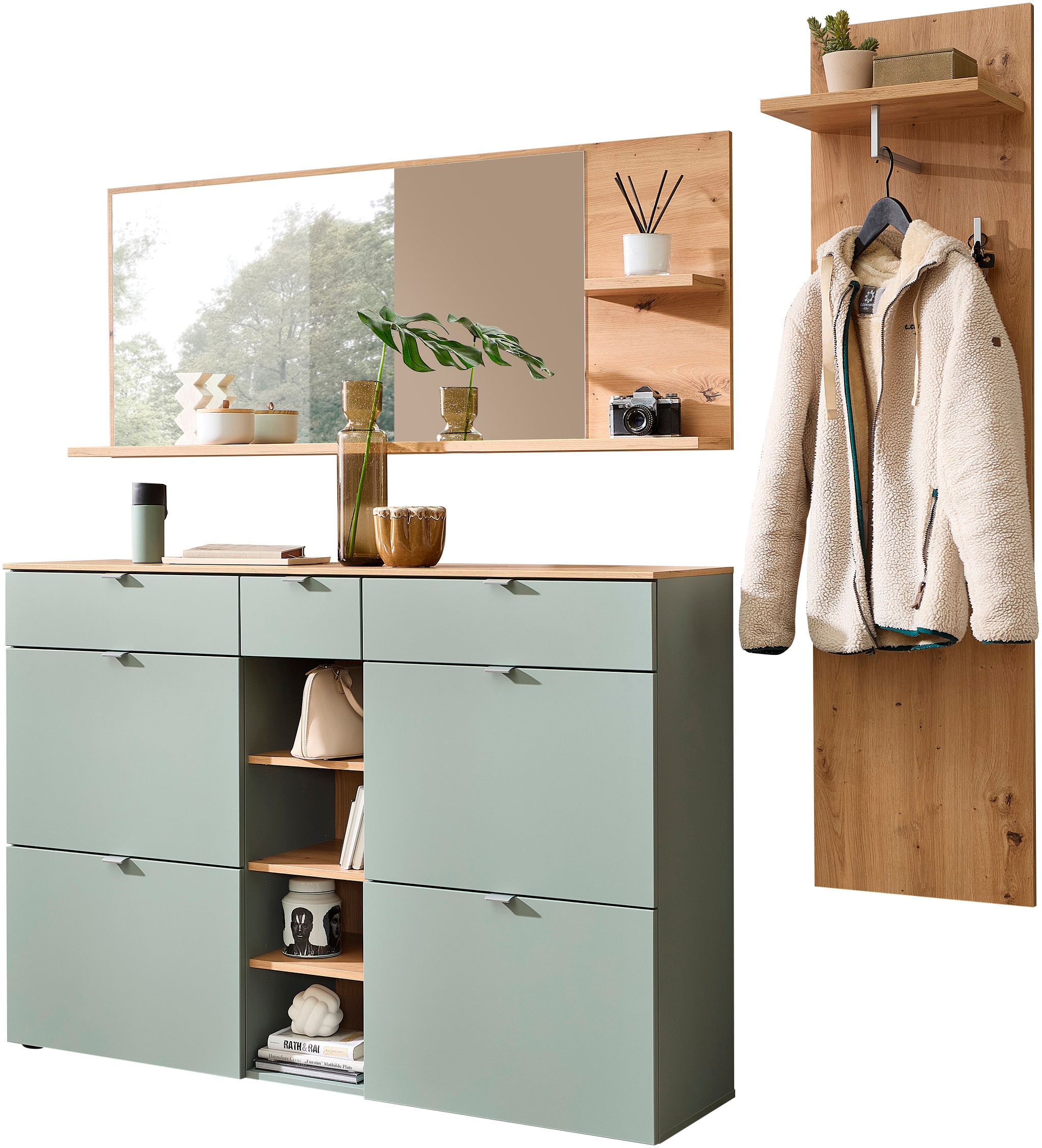 Innostyle Garderoben-Set "Bari Garderobenprogarmm, BxHxT 208x202x38 cm" Set günstig online kaufen